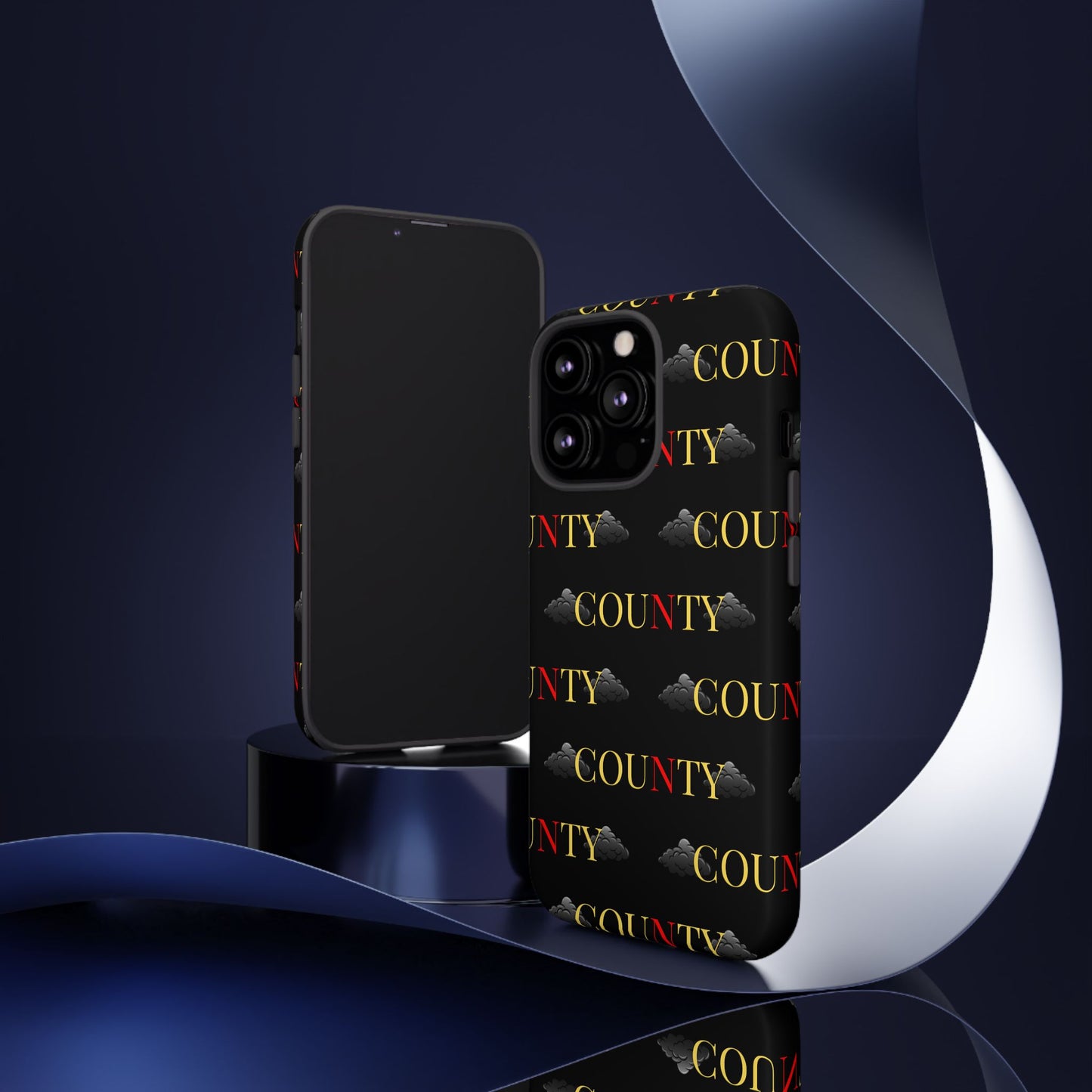Tough Cases Phone Case, Trendy Smartphone Cover, Customizable Gift, Unique County Design, Stylish Tech Accessory