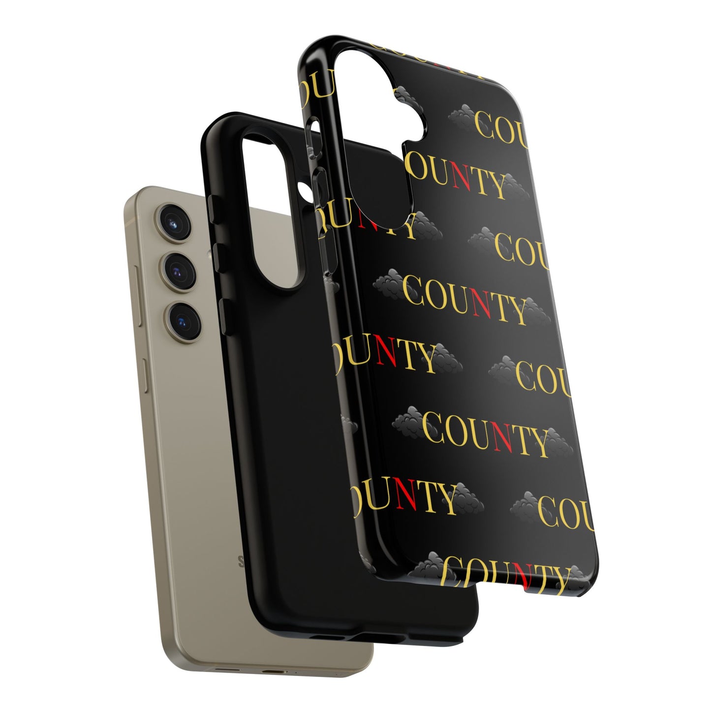 Tough Cases Phone Case, Trendy Smartphone Cover, Customizable Gift, Unique County Design, Stylish Tech Accessory