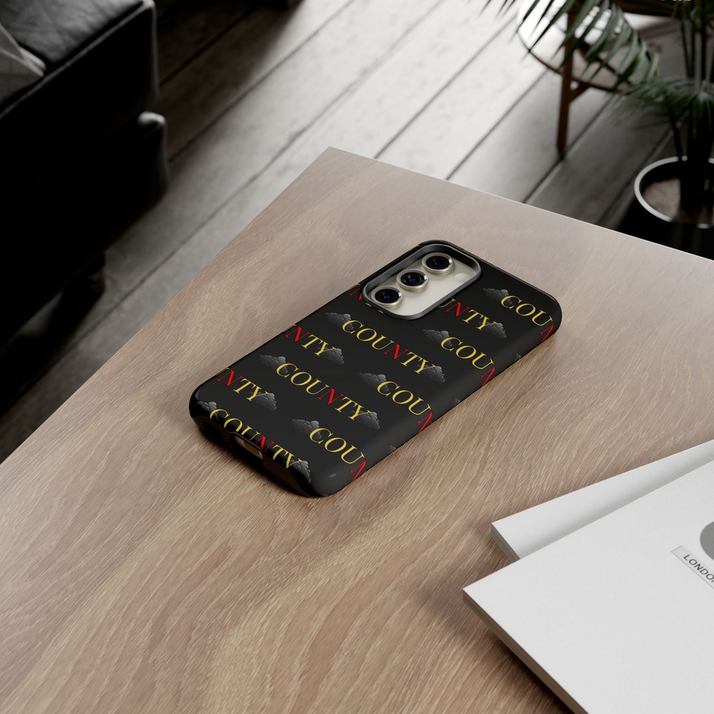 Tough Cases Phone Case, Trendy Smartphone Cover, Customizable Gift, Unique County Design, Stylish Tech Accessory