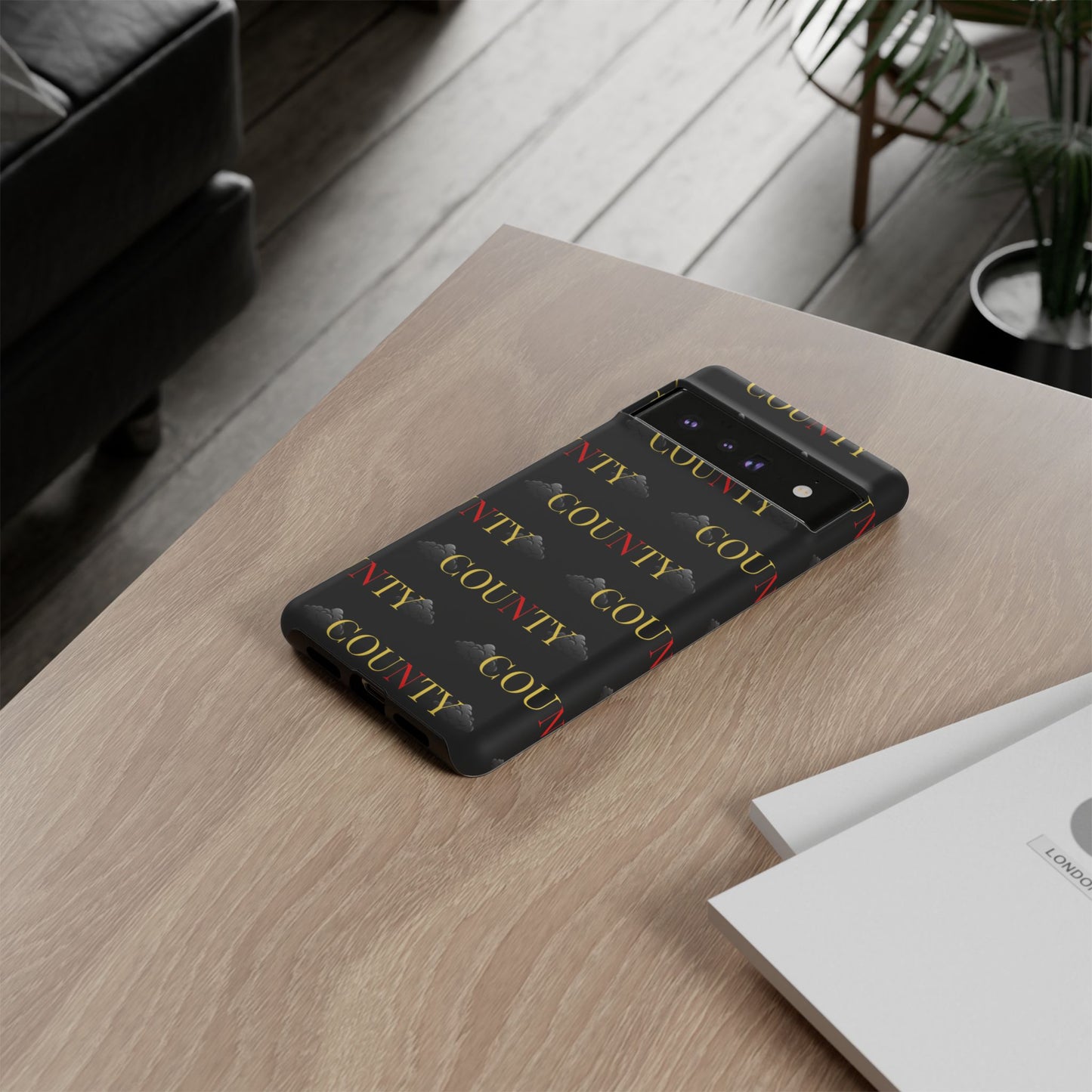 Tough Cases Phone Case, Trendy Smartphone Cover, Customizable Gift, Unique County Design, Stylish Tech Accessory
