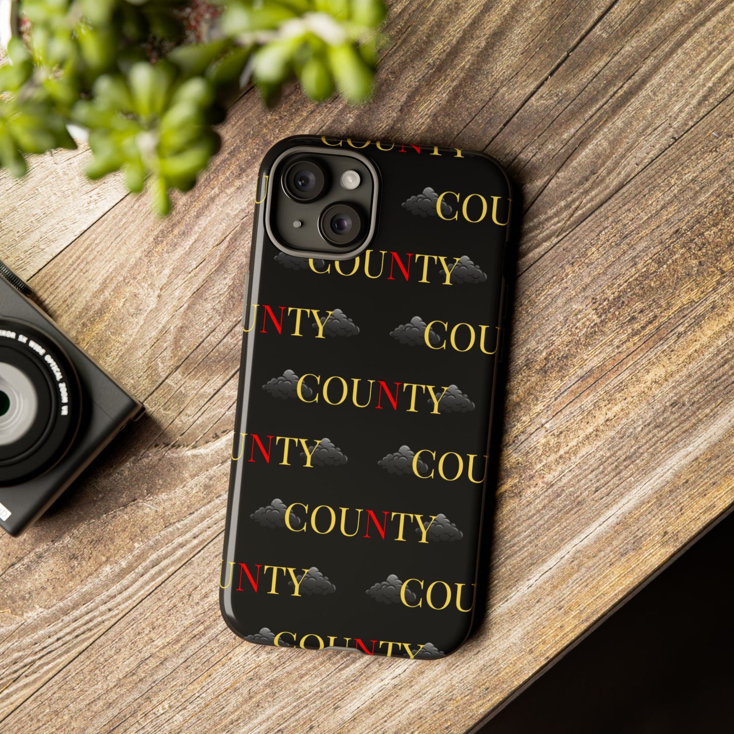 Tough Cases Phone Case, Trendy Smartphone Cover, Customizable Gift, Unique County Design, Stylish Tech Accessory