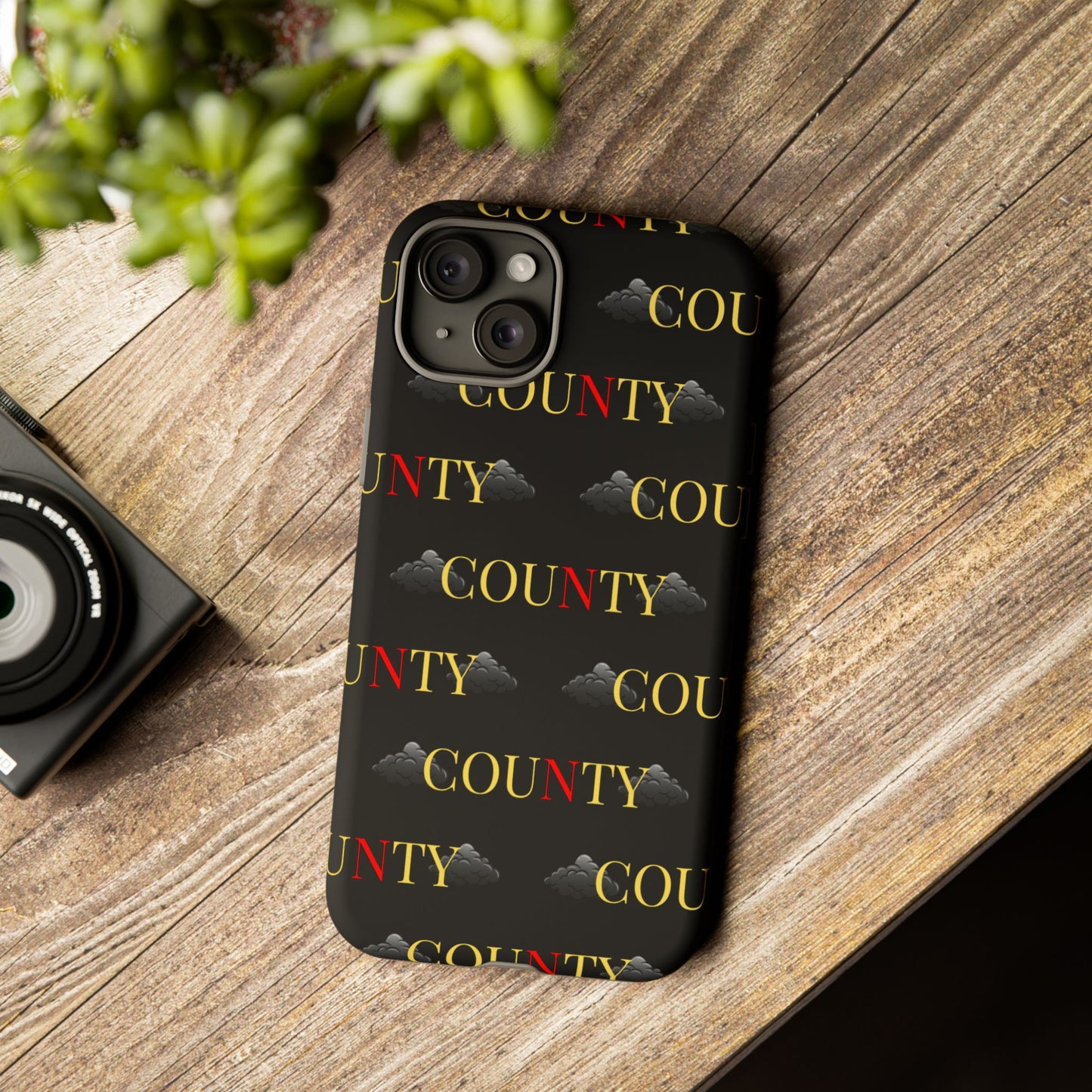 Tough Cases Phone Case, Trendy Smartphone Cover, Customizable Gift, Unique County Design, Stylish Tech Accessory