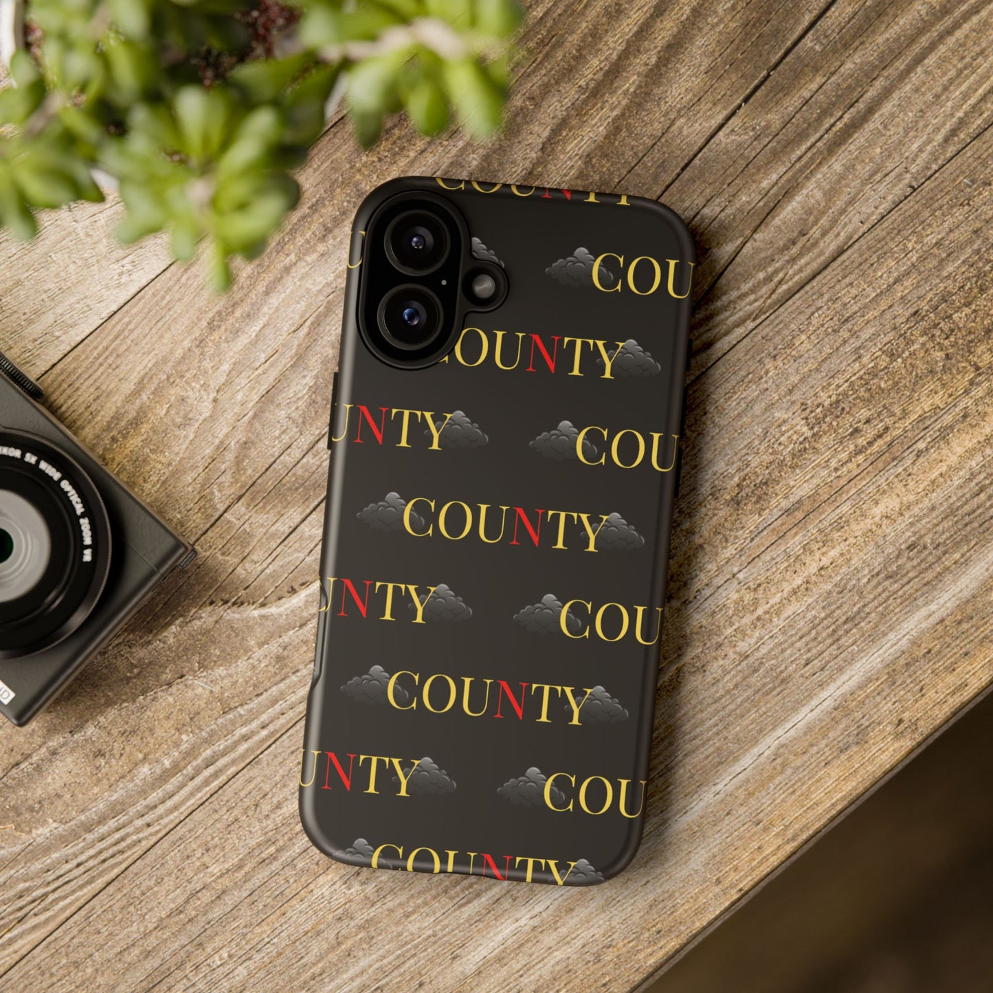 Tough Cases Phone Case, Trendy Smartphone Cover, Customizable Gift, Unique County Design, Stylish Tech Accessory