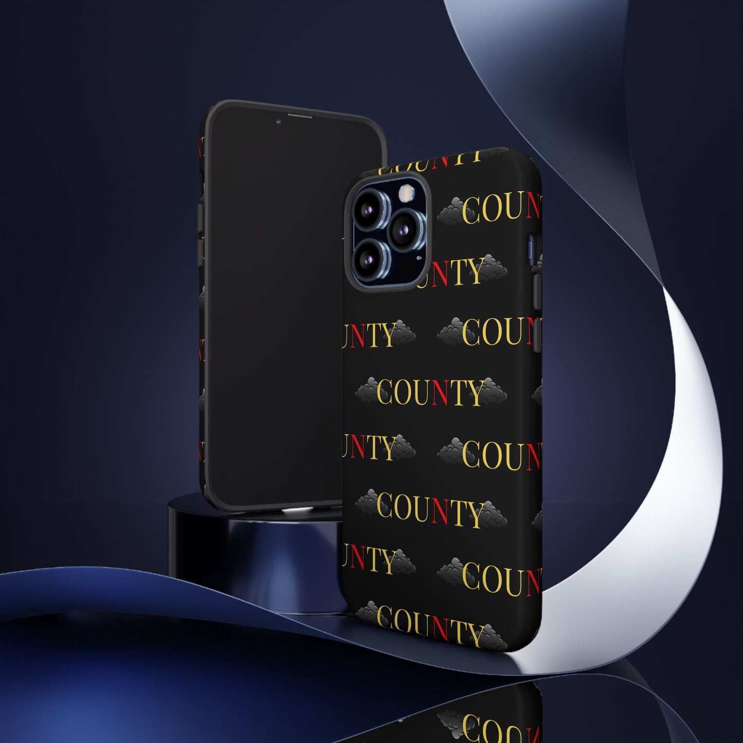 Tough Cases Phone Case, Trendy Smartphone Cover, Customizable Gift, Unique County Design, Stylish Tech Accessory