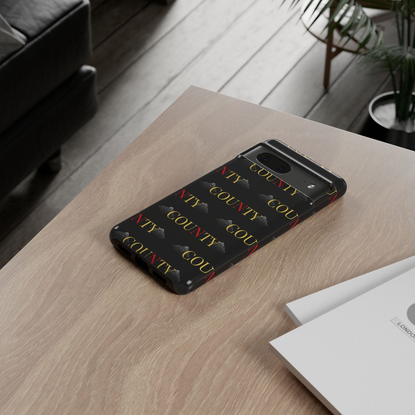 Tough Cases Phone Case, Trendy Smartphone Cover, Customizable Gift, Unique County Design, Stylish Tech Accessory
