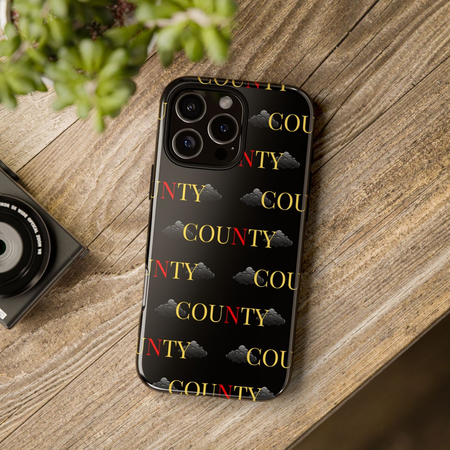 Tough Cases Phone Case, Trendy Smartphone Cover, Customizable Gift, Unique County Design, Stylish Tech Accessory