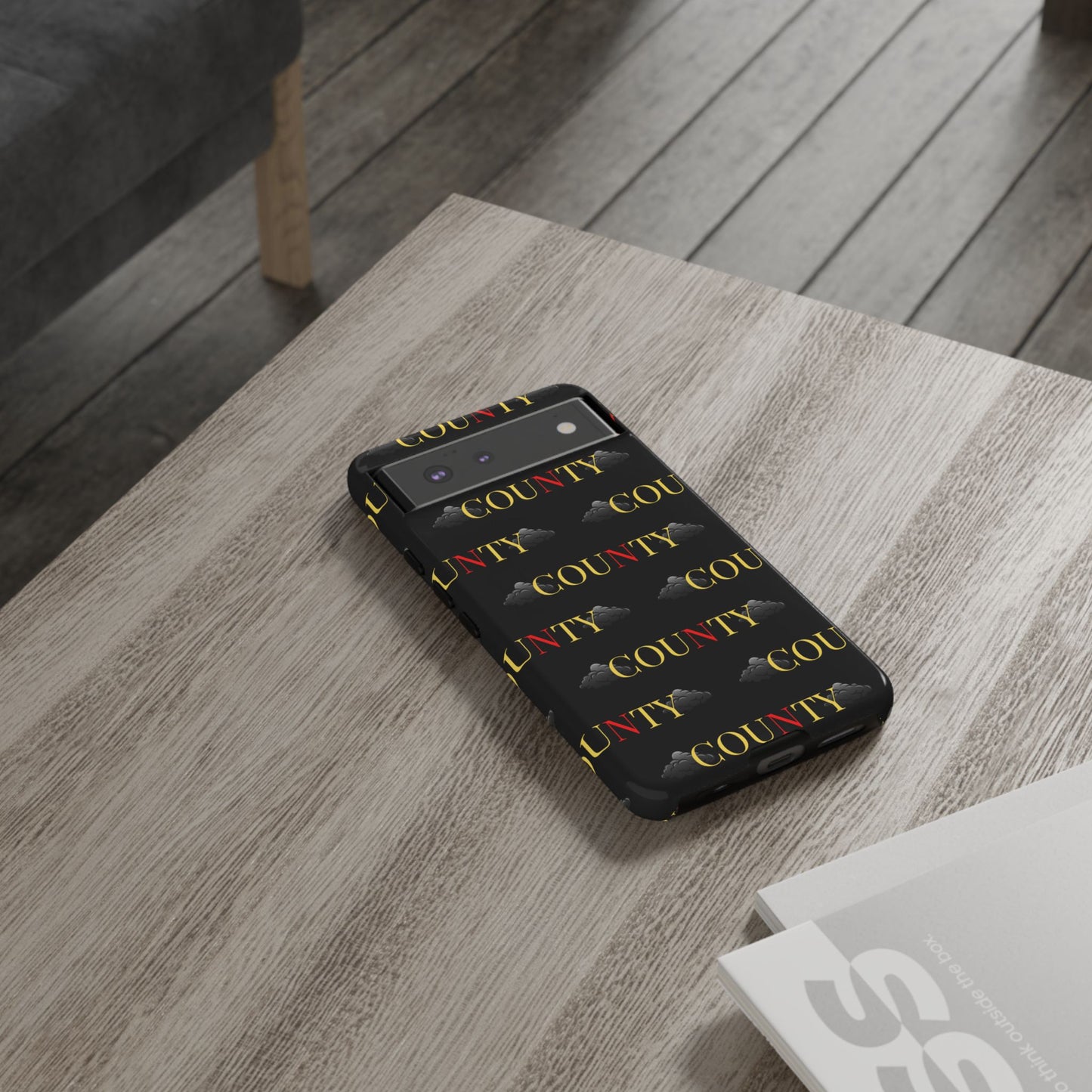 Tough Cases Phone Case, Trendy Smartphone Cover, Customizable Gift, Unique County Design, Stylish Tech Accessory