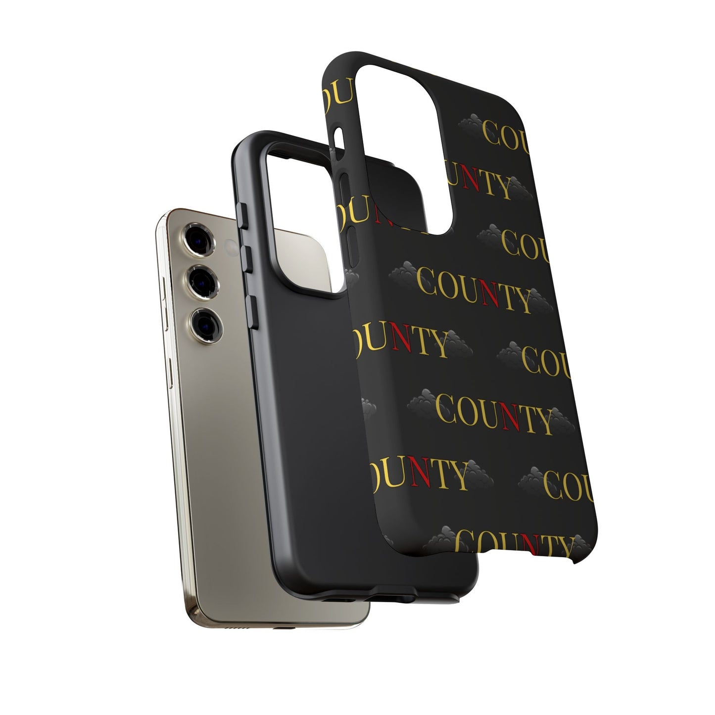 Tough Cases Phone Case, Trendy Smartphone Cover, Customizable Gift, Unique County Design, Stylish Tech Accessory