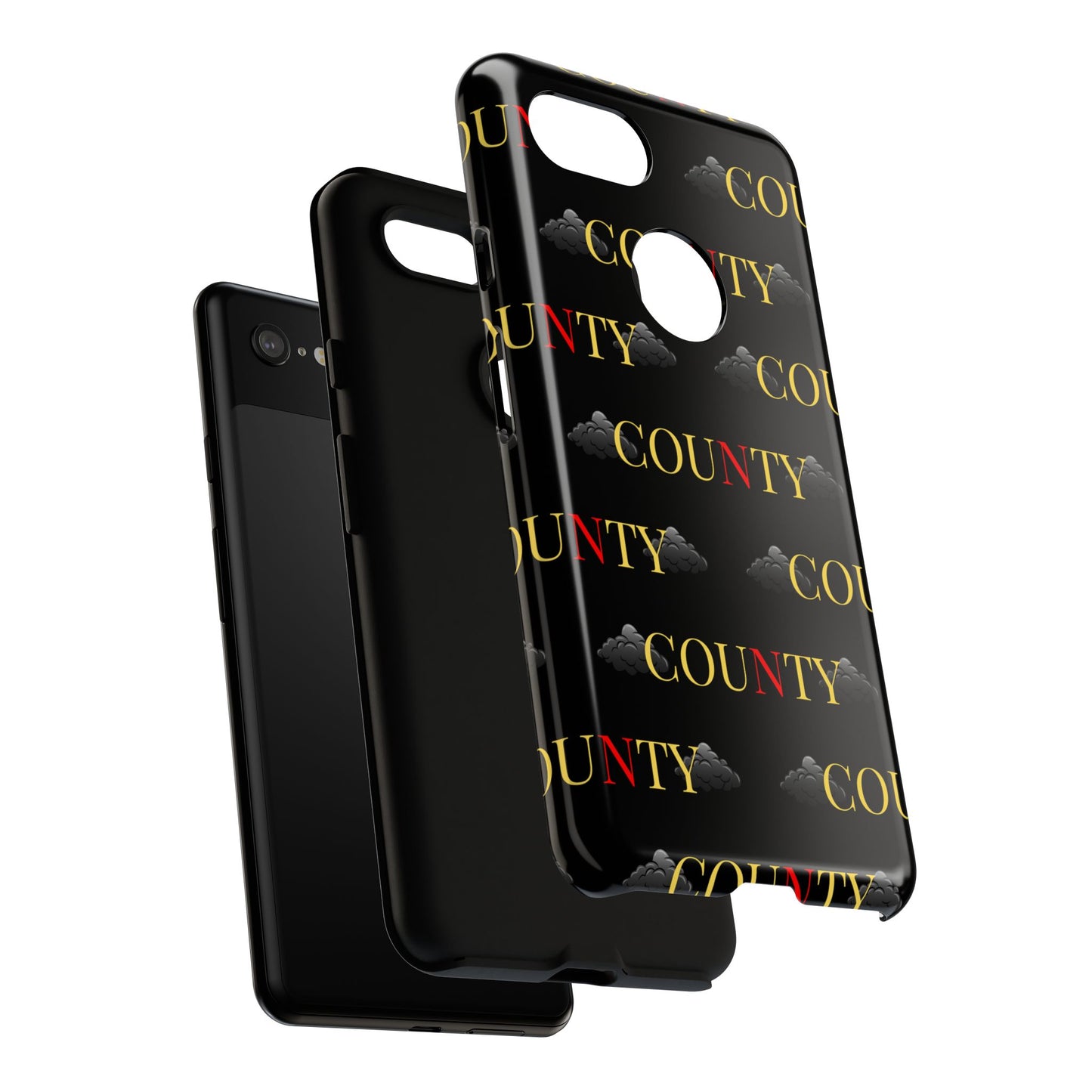 Tough Cases Phone Case, Trendy Smartphone Cover, Customizable Gift, Unique County Design, Stylish Tech Accessory