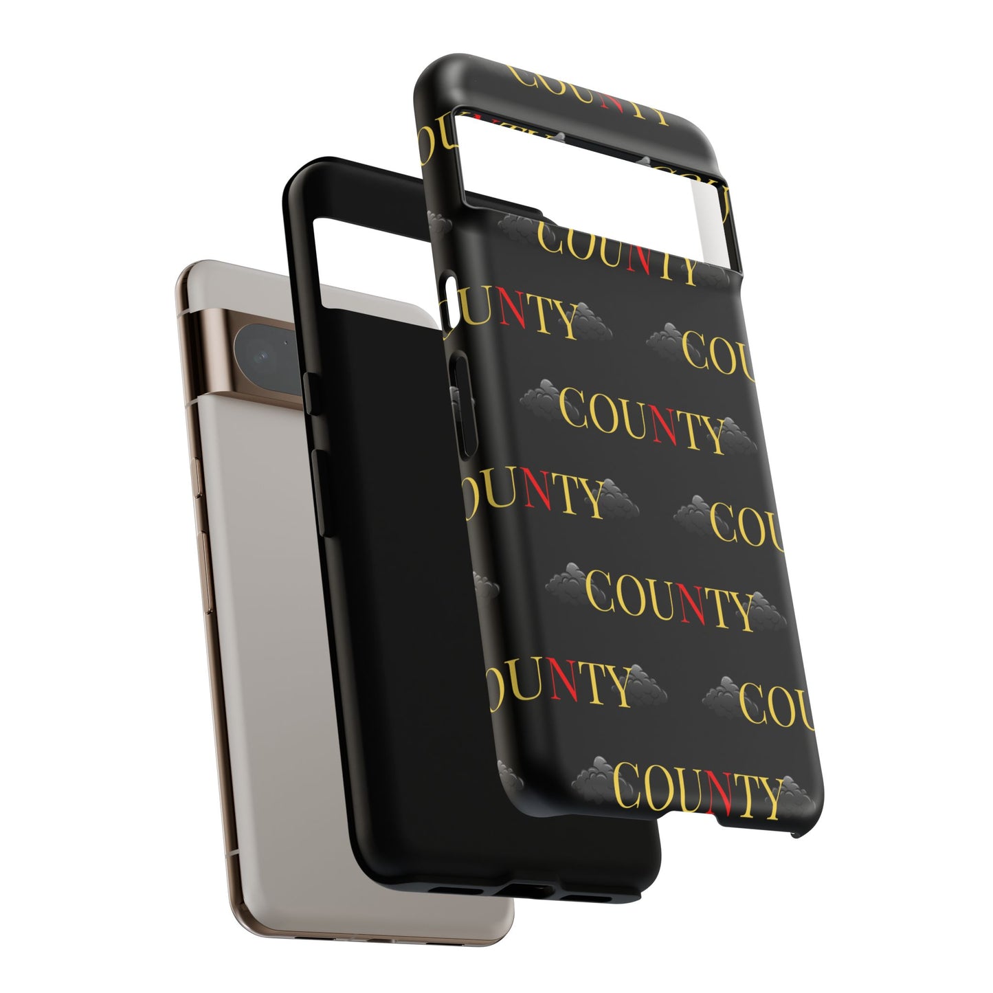 Tough Cases Phone Case, Trendy Smartphone Cover, Customizable Gift, Unique County Design, Stylish Tech Accessory