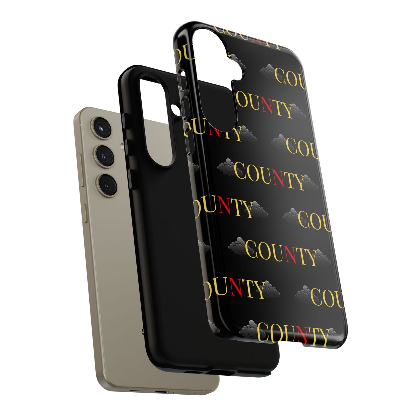 Tough Cases Phone Case, Trendy Smartphone Cover, Customizable Gift, Unique County Design, Stylish Tech Accessory