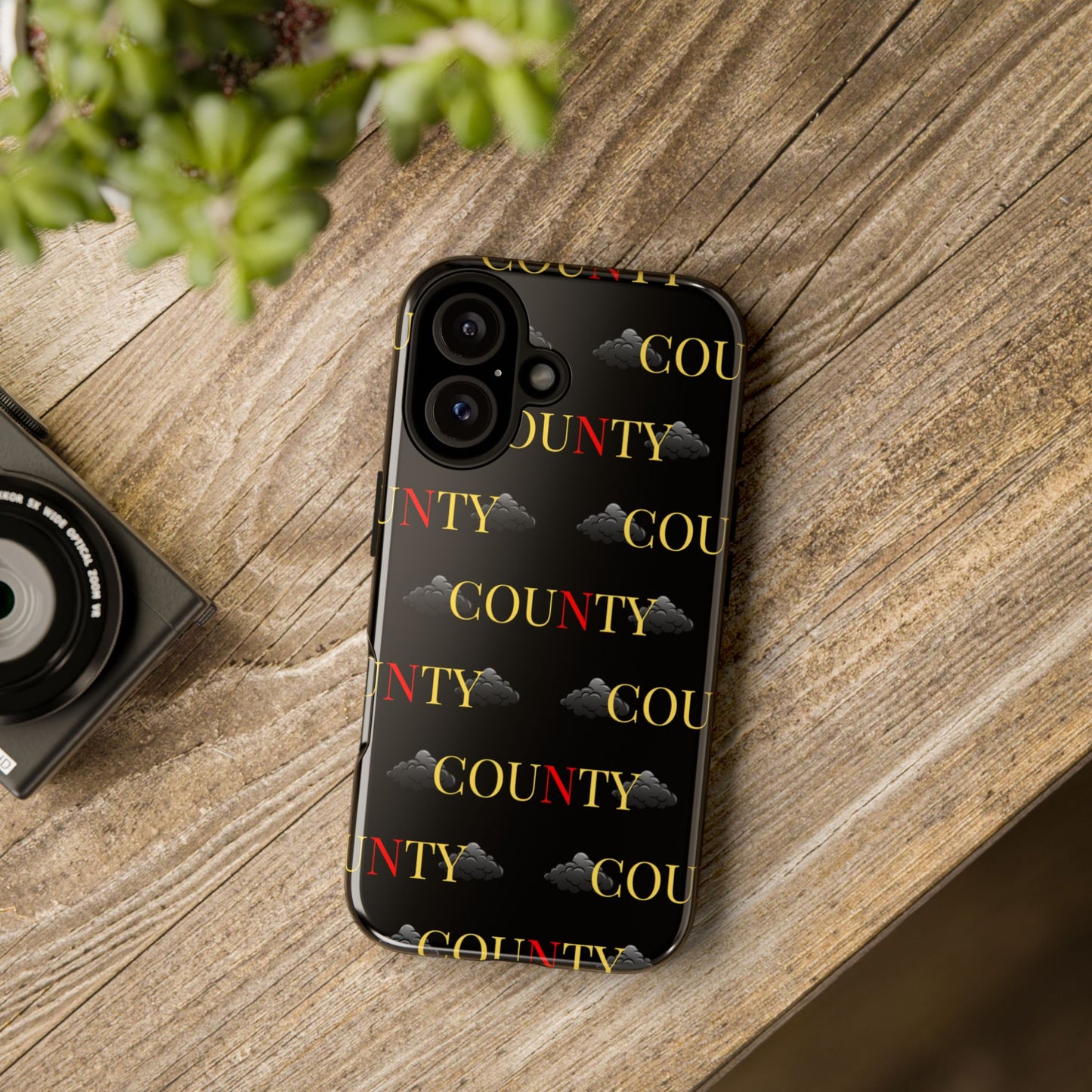 Tough Cases Phone Case, Trendy Smartphone Cover, Customizable Gift, Unique County Design, Stylish Tech Accessory