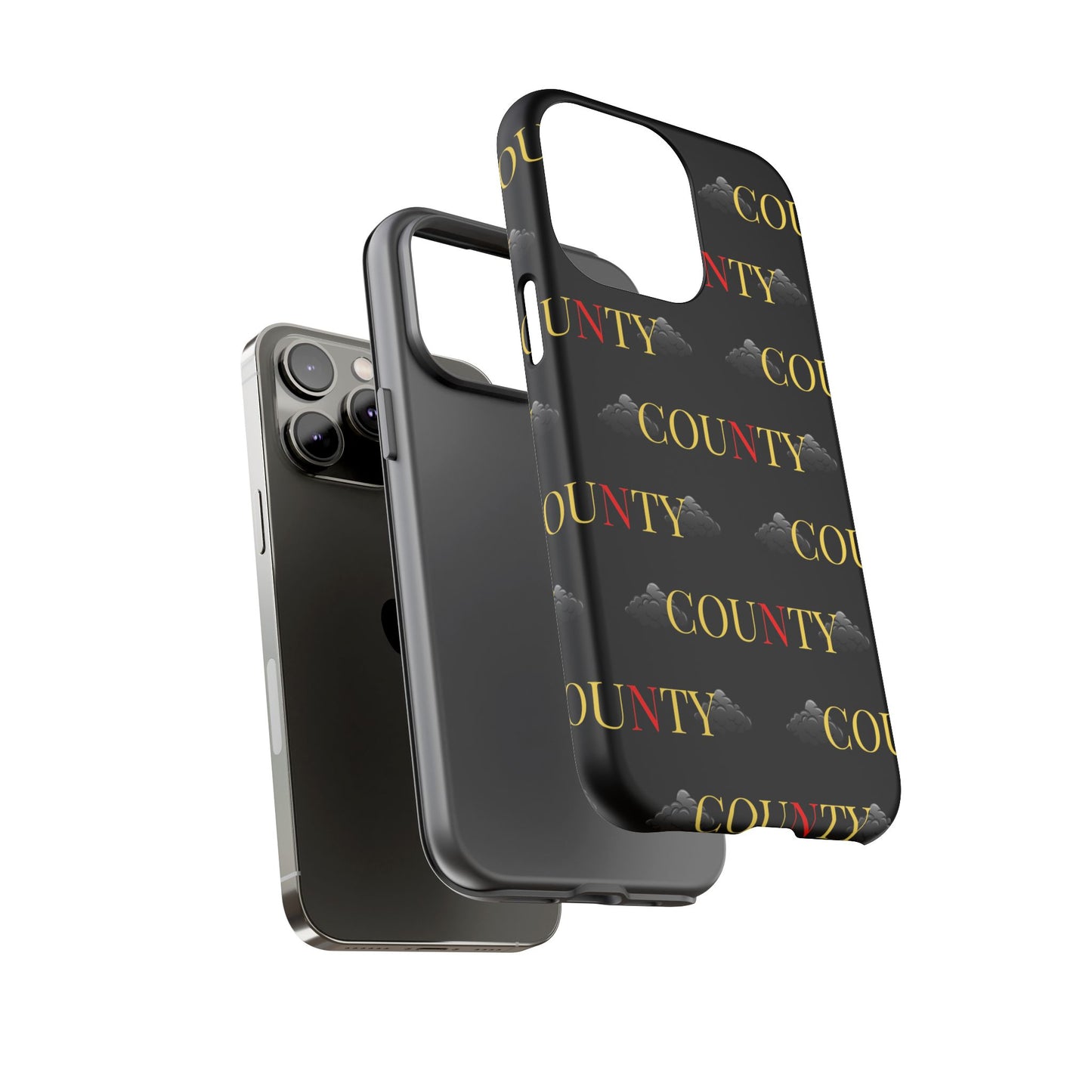 Tough Cases Phone Case, Trendy Smartphone Cover, Customizable Gift, Unique County Design, Stylish Tech Accessory