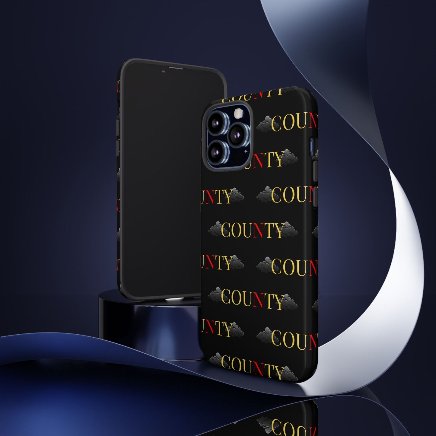 Tough Cases Phone Case, Trendy Smartphone Cover, Customizable Gift, Unique County Design, Stylish Tech Accessory