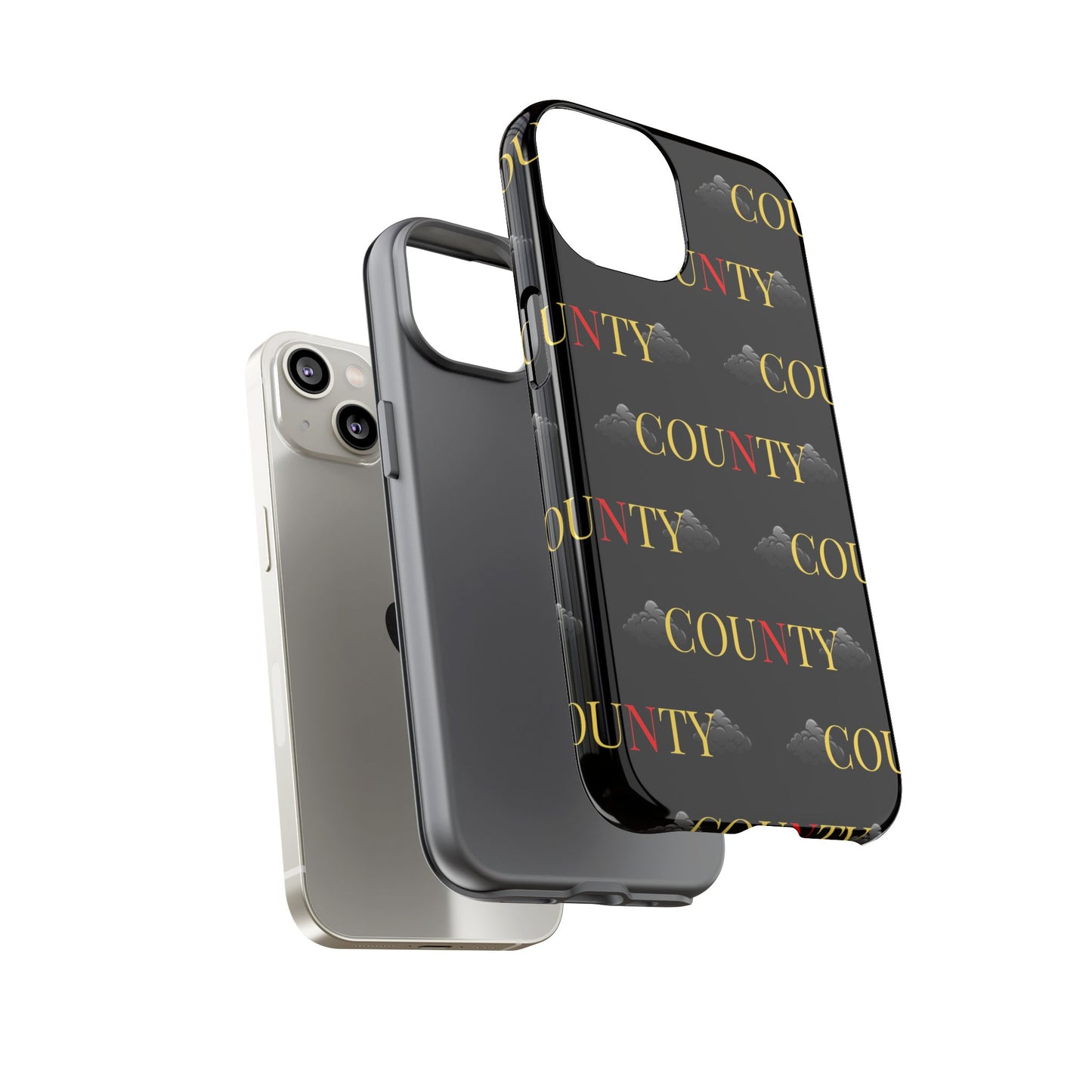 Tough Cases Phone Case, Trendy Smartphone Cover, Customizable Gift, Unique County Design, Stylish Tech Accessory