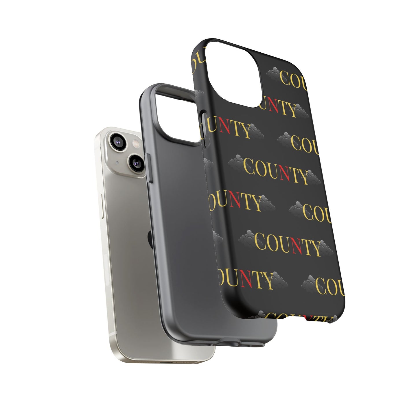 Tough Cases Phone Case, Trendy Smartphone Cover, Customizable Gift, Unique County Design, Stylish Tech Accessory