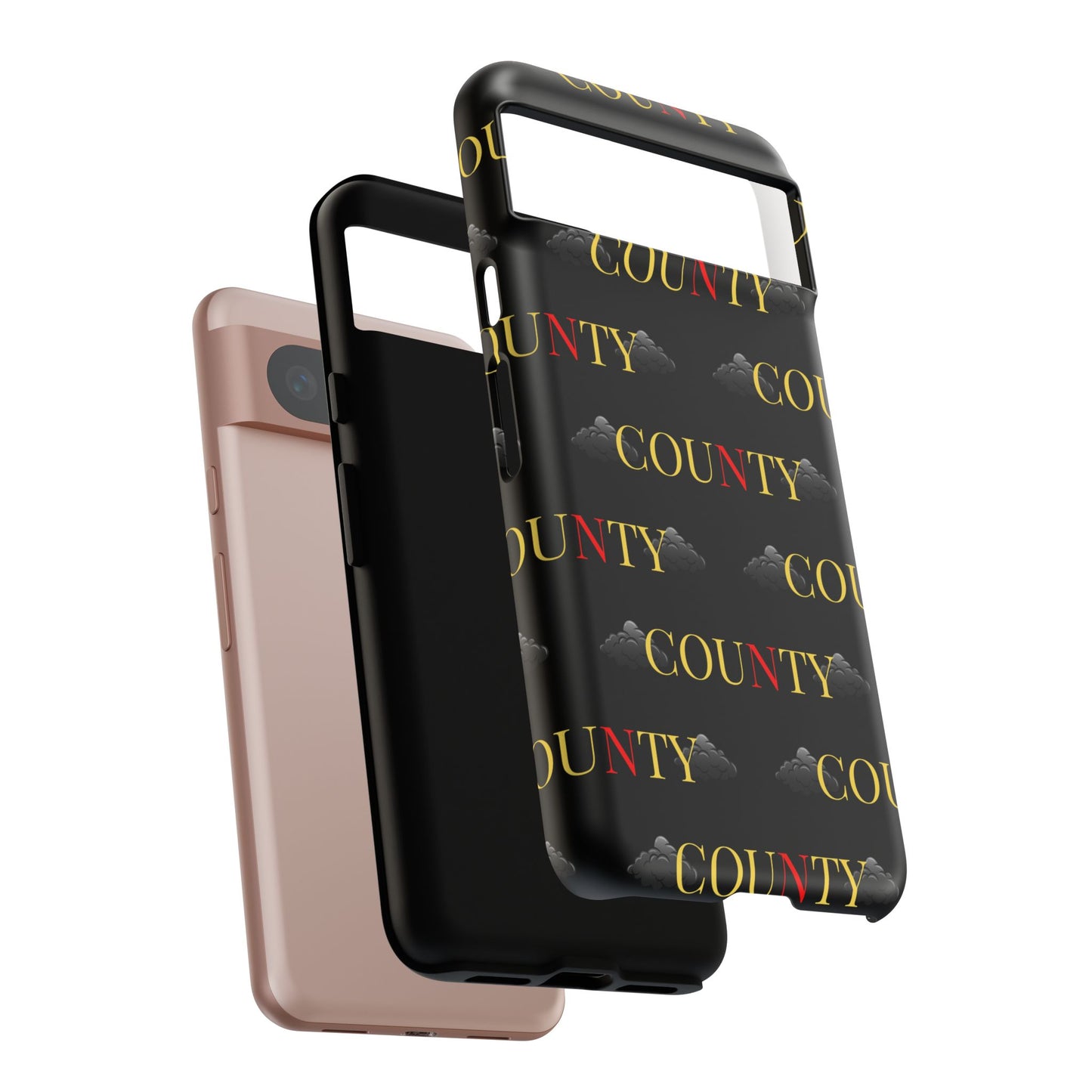 Tough Cases Phone Case, Trendy Smartphone Cover, Customizable Gift, Unique County Design, Stylish Tech Accessory