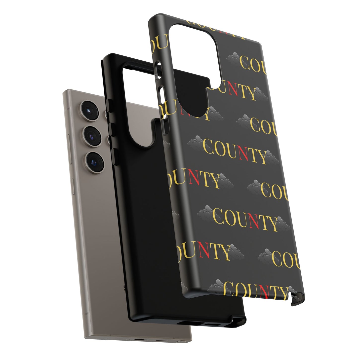Tough Cases Phone Case, Trendy Smartphone Cover, Customizable Gift, Unique County Design, Stylish Tech Accessory