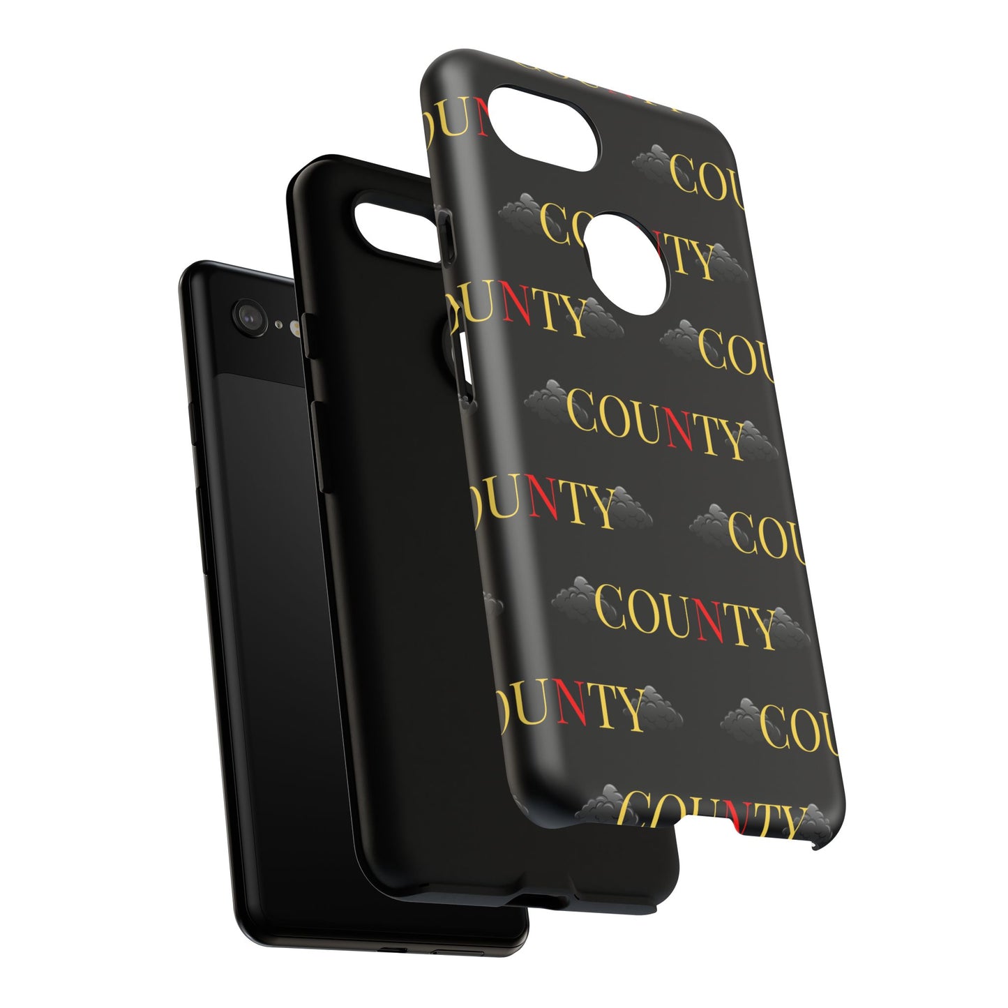 Tough Cases Phone Case, Trendy Smartphone Cover, Customizable Gift, Unique County Design, Stylish Tech Accessory