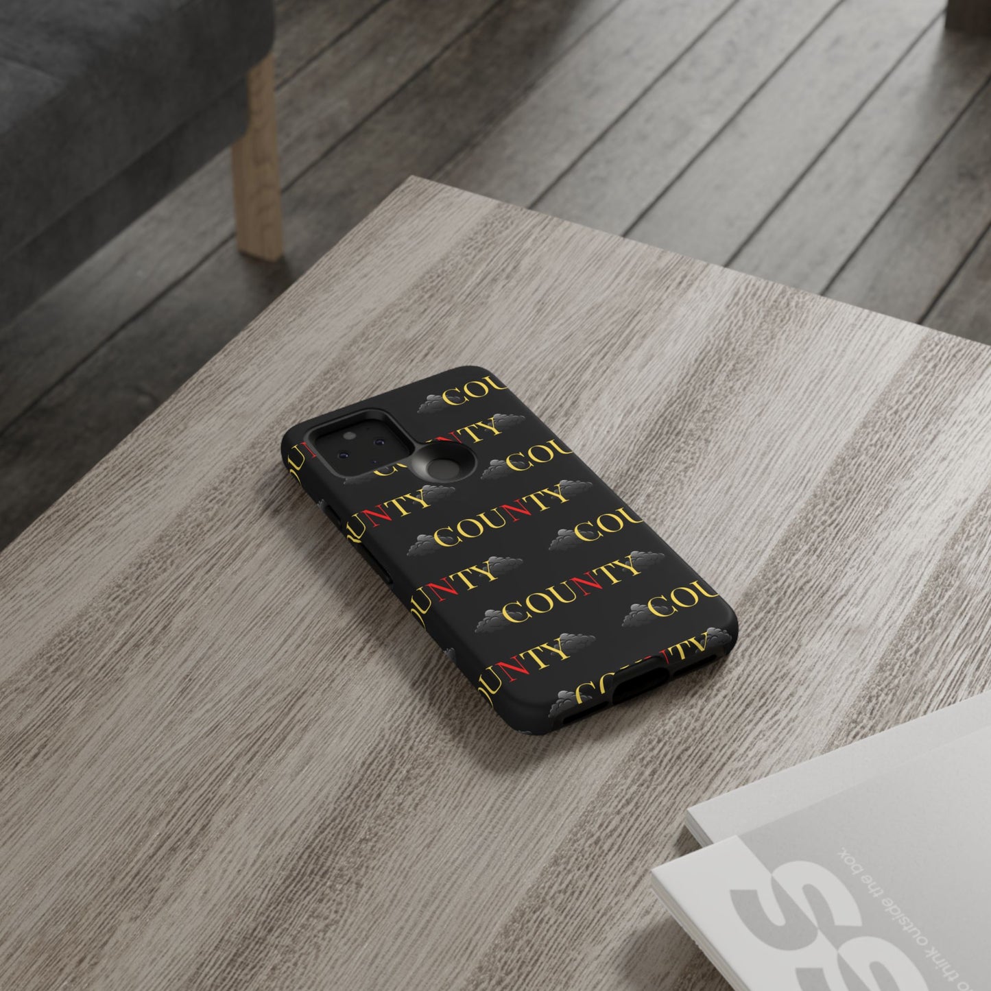 Tough Cases Phone Case, Trendy Smartphone Cover, Customizable Gift, Unique County Design, Stylish Tech Accessory