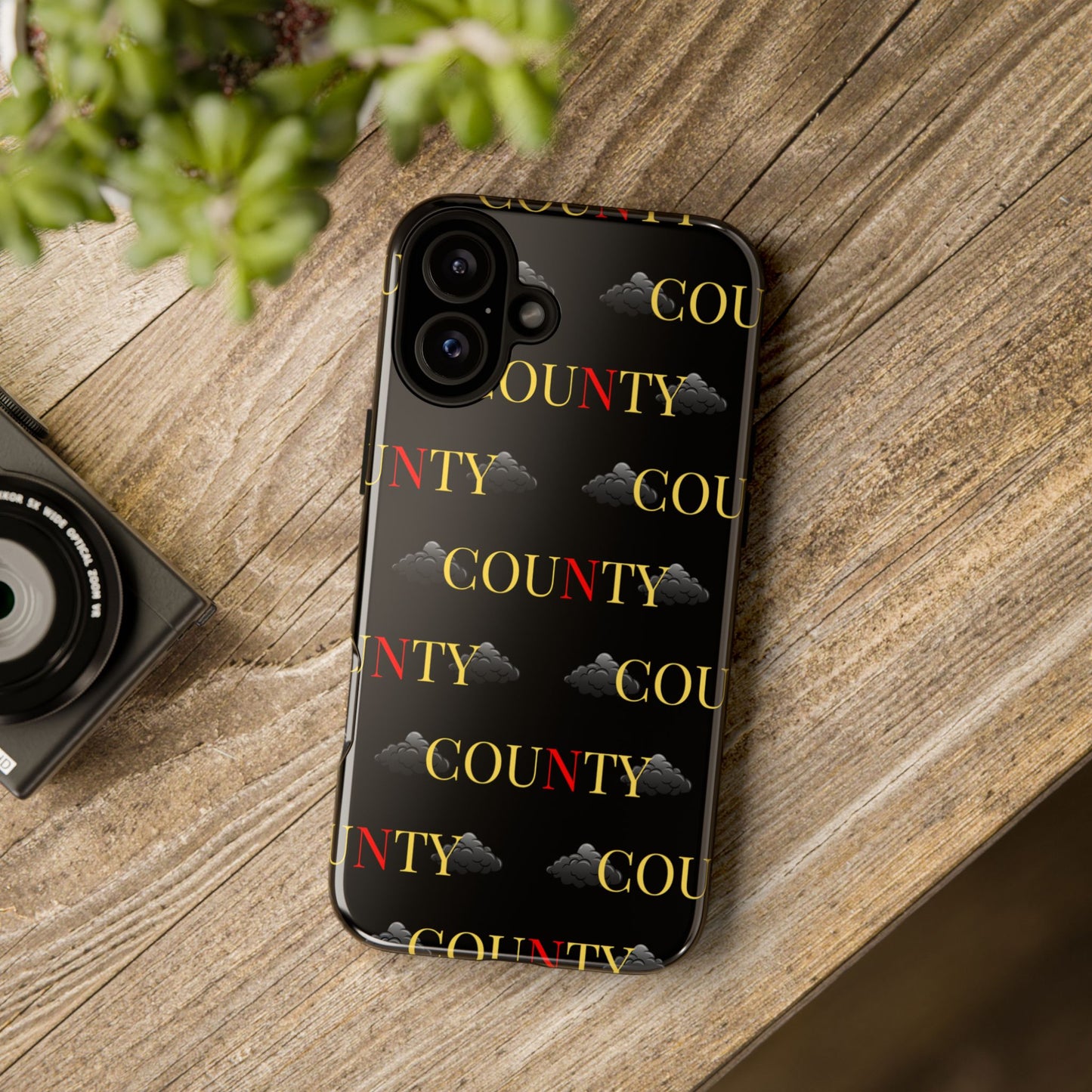 Tough Cases Phone Case, Trendy Smartphone Cover, Customizable Gift, Unique County Design, Stylish Tech Accessory