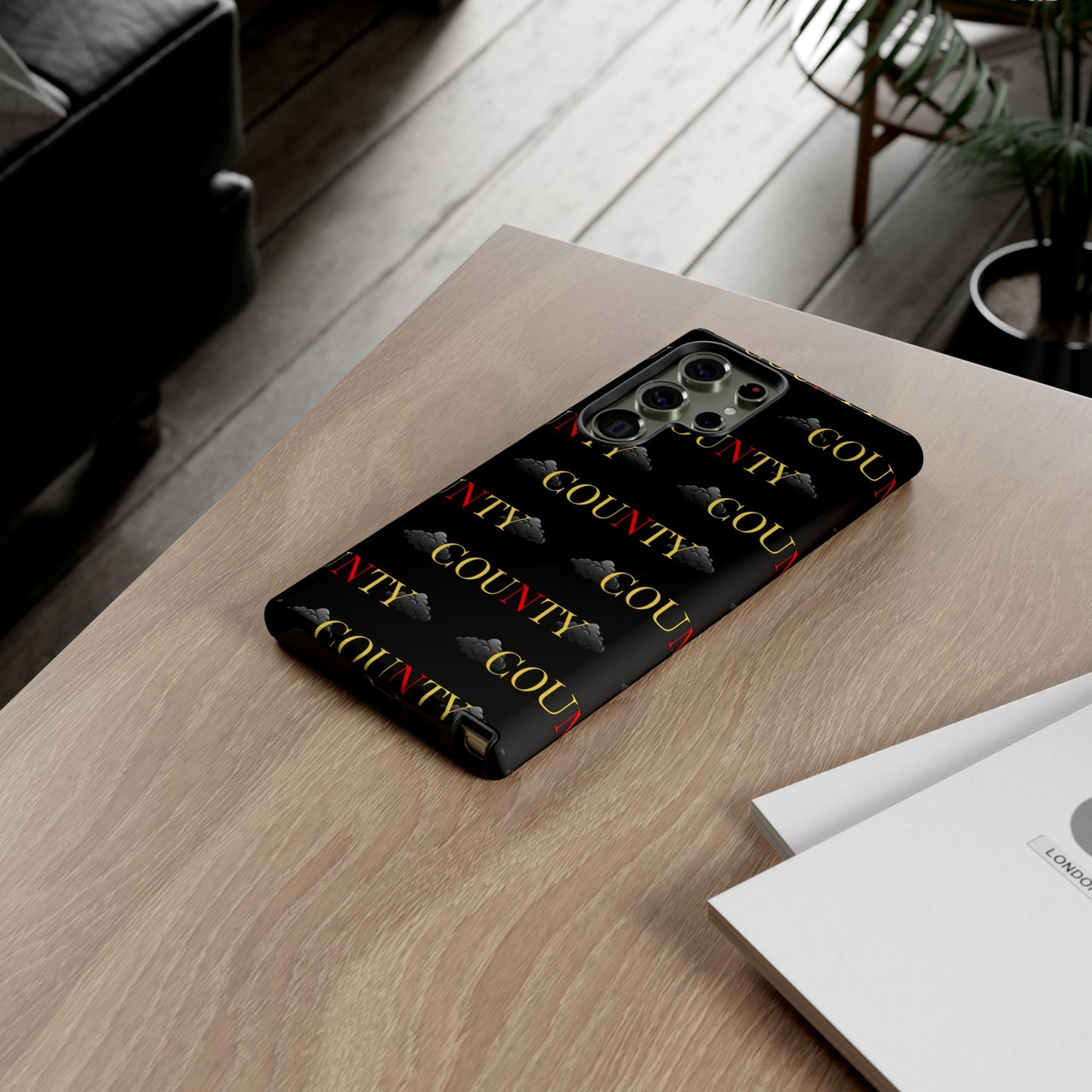 Tough Cases Phone Case, Trendy Smartphone Cover, Customizable Gift, Unique County Design, Stylish Tech Accessory