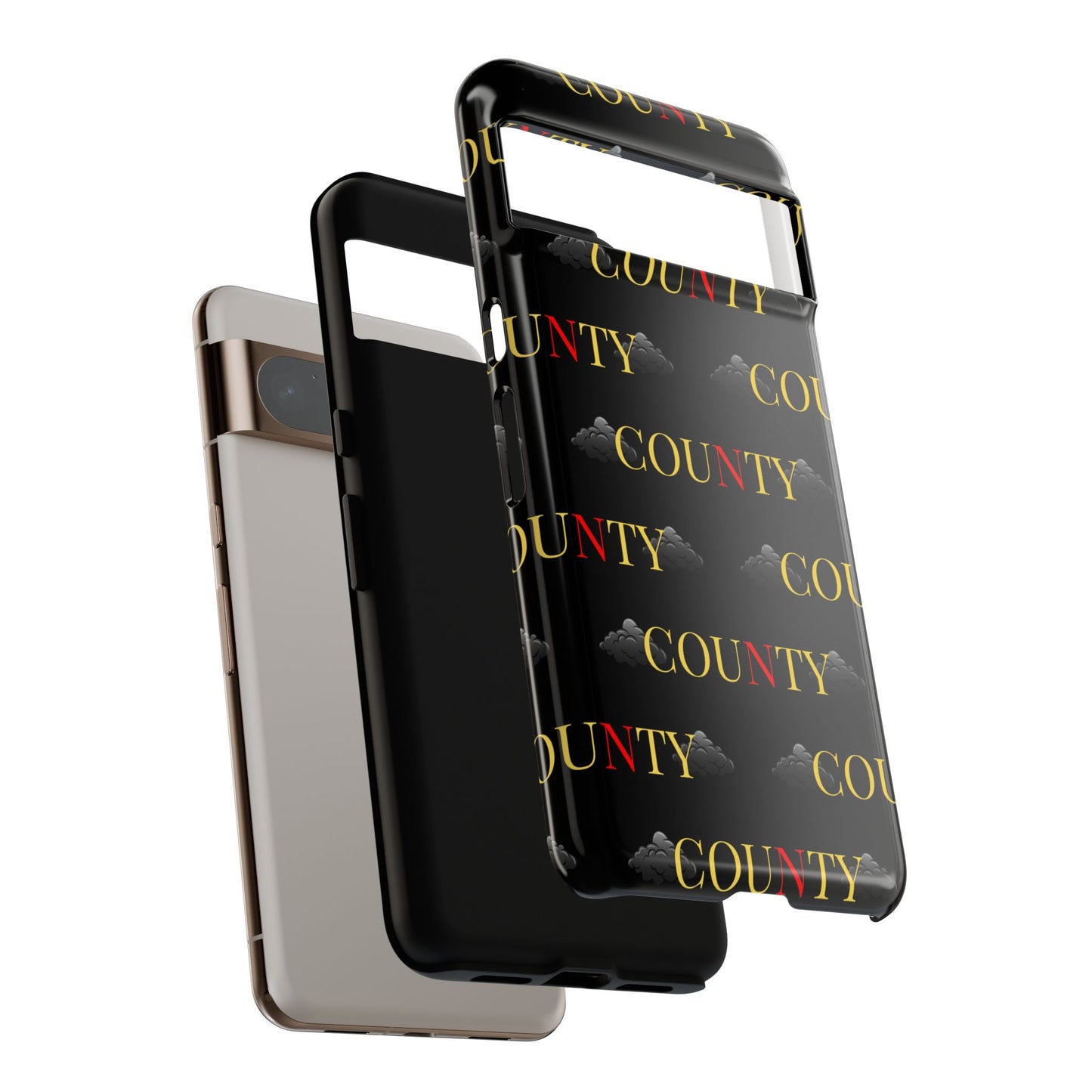 Tough Cases Phone Case, Trendy Smartphone Cover, Customizable Gift, Unique County Design, Stylish Tech Accessory