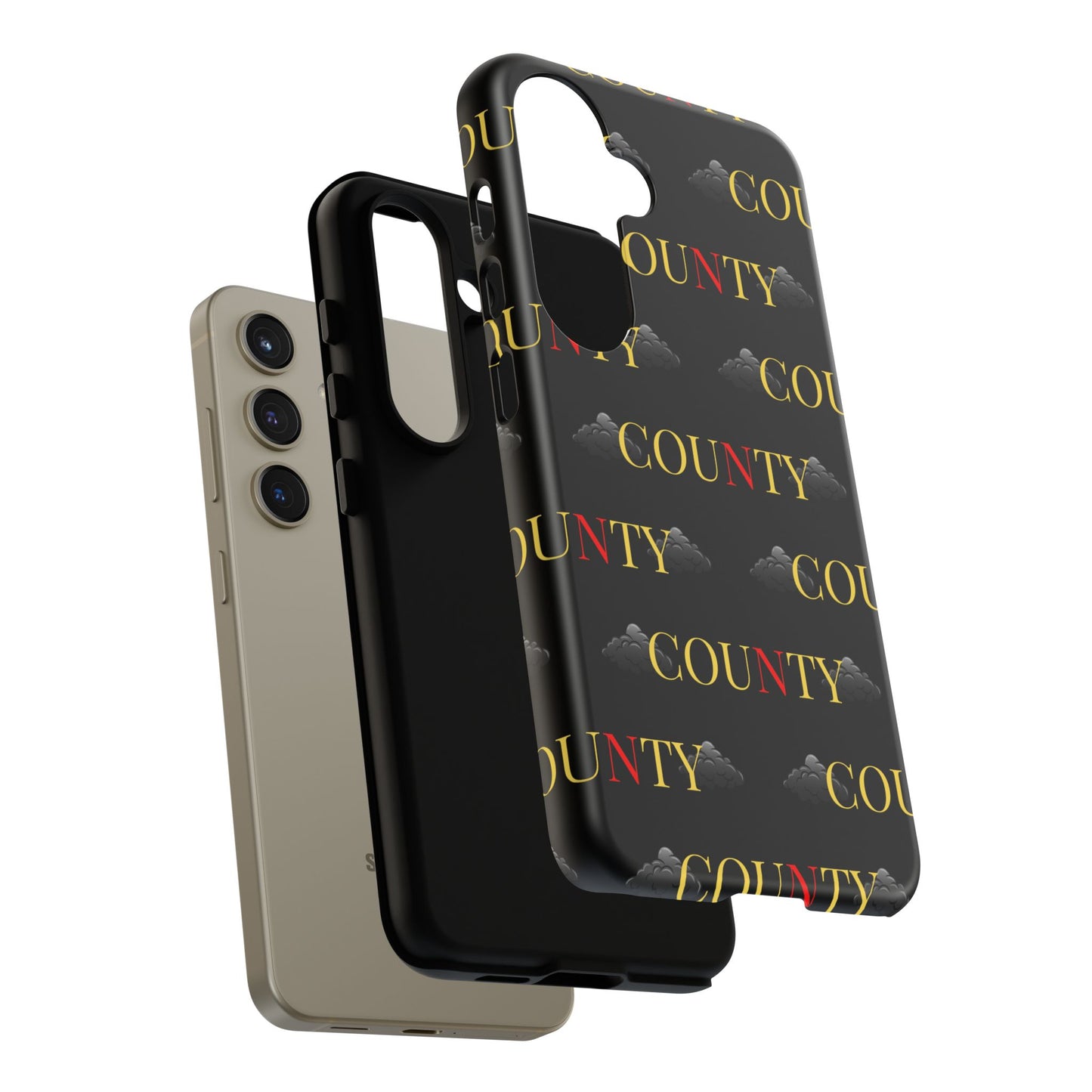 Tough Cases Phone Case, Trendy Smartphone Cover, Customizable Gift, Unique County Design, Stylish Tech Accessory