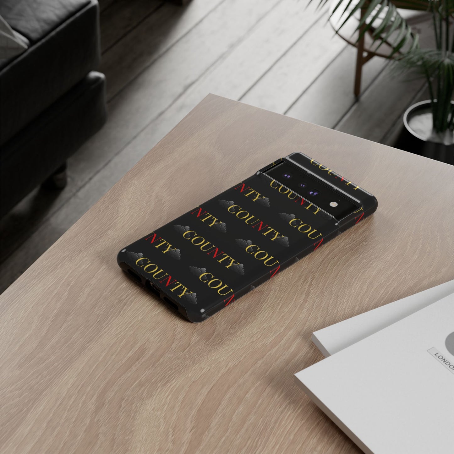 Tough Cases Phone Case, Trendy Smartphone Cover, Customizable Gift, Unique County Design, Stylish Tech Accessory