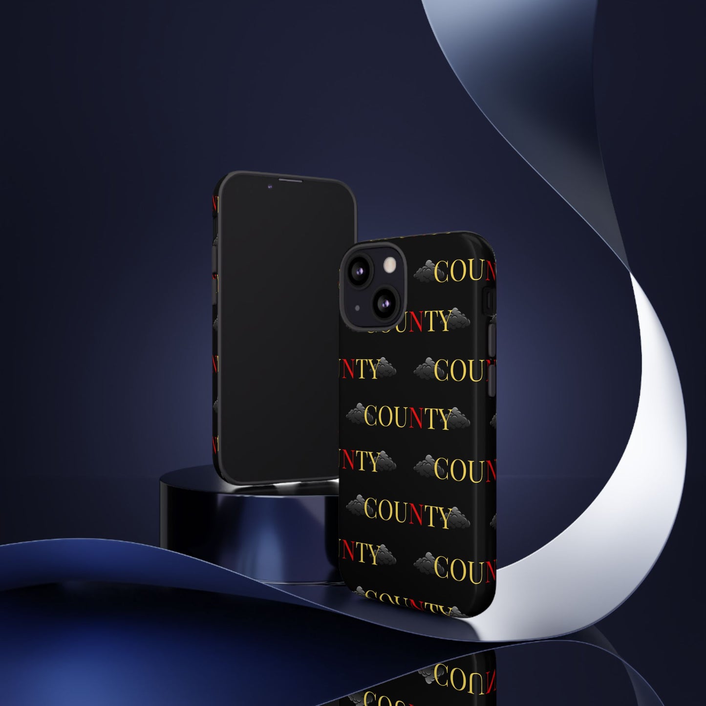 Tough Cases Phone Case, Trendy Smartphone Cover, Customizable Gift, Unique County Design, Stylish Tech Accessory