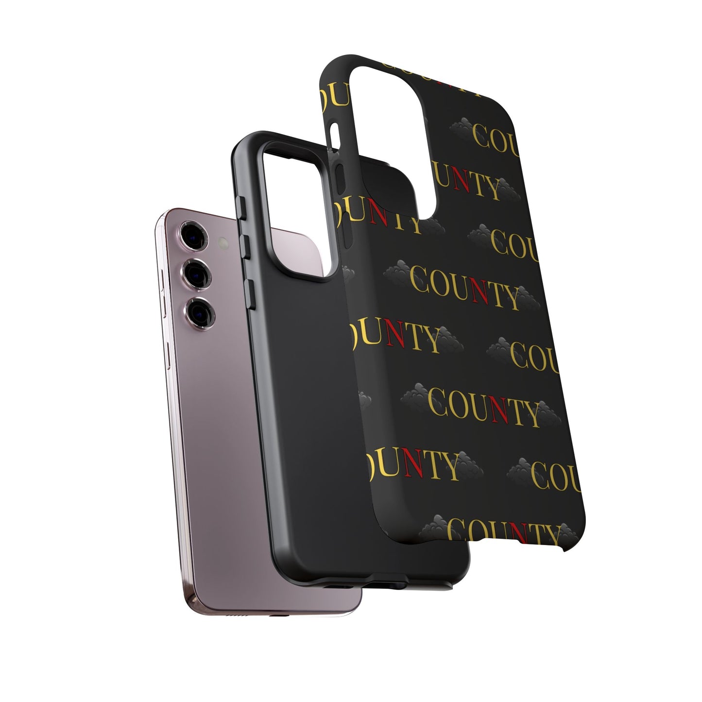 Tough Cases Phone Case, Trendy Smartphone Cover, Customizable Gift, Unique County Design, Stylish Tech Accessory