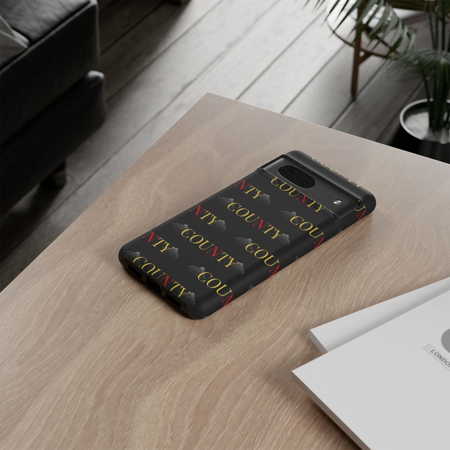 Tough Cases Phone Case, Trendy Smartphone Cover, Customizable Gift, Unique County Design, Stylish Tech Accessory