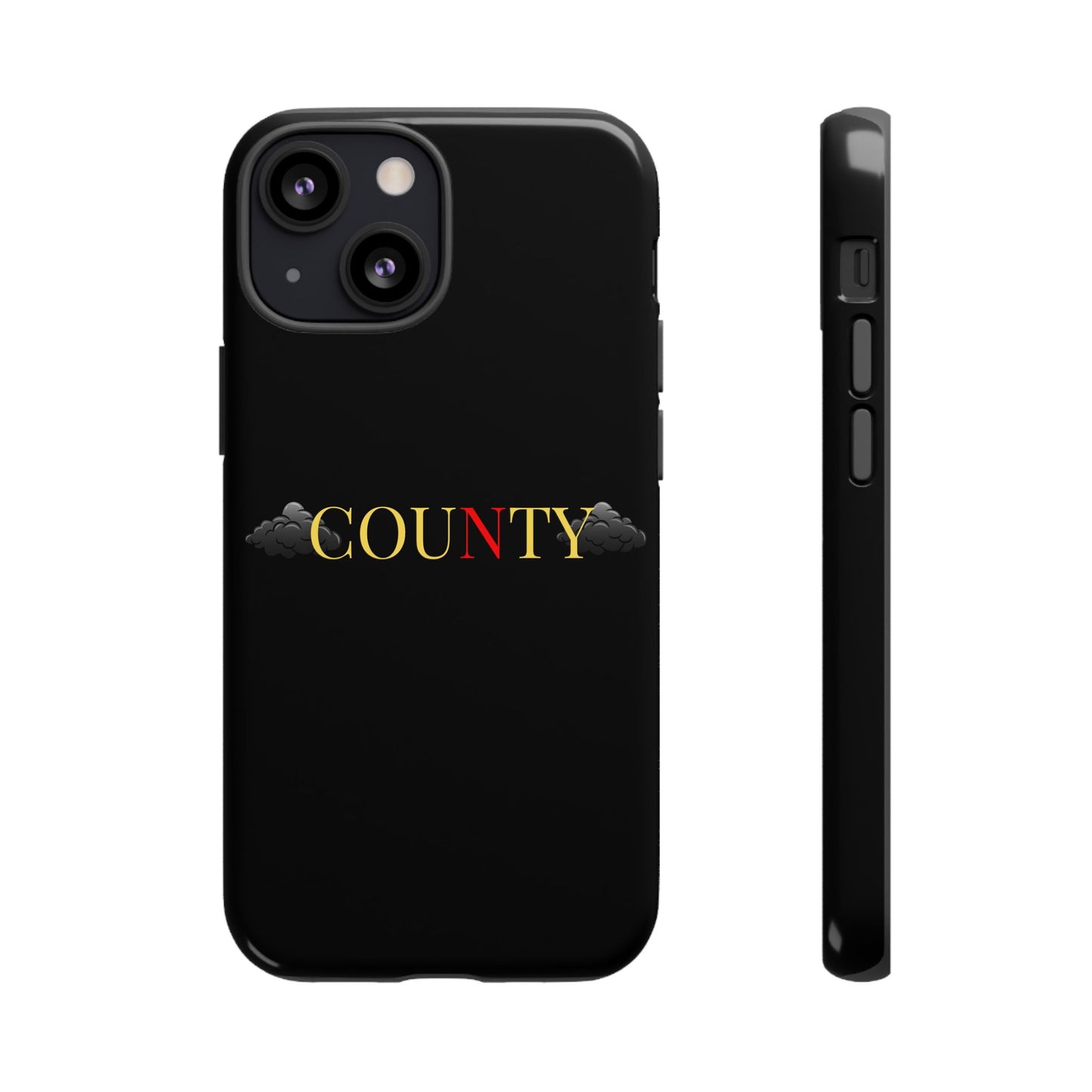 Stylish Phone Case - Tough Cases for County Lovers, Unique Gift for County Fans, Customizable Phone Accessories, Trendy Black Case, [...]