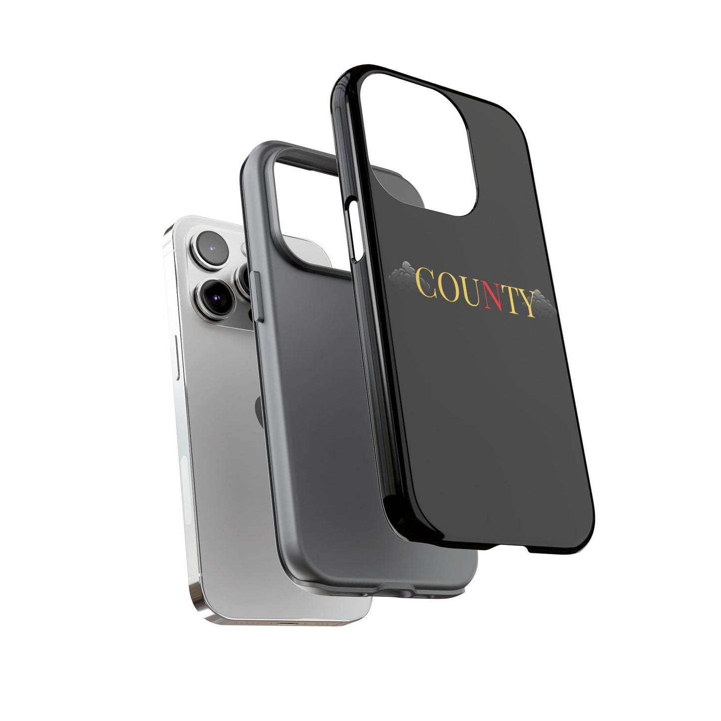 Stylish Phone Case - Tough Cases for County Lovers, Unique Gift for County Fans, Customizable Phone Accessories, Trendy Black Case, [...]