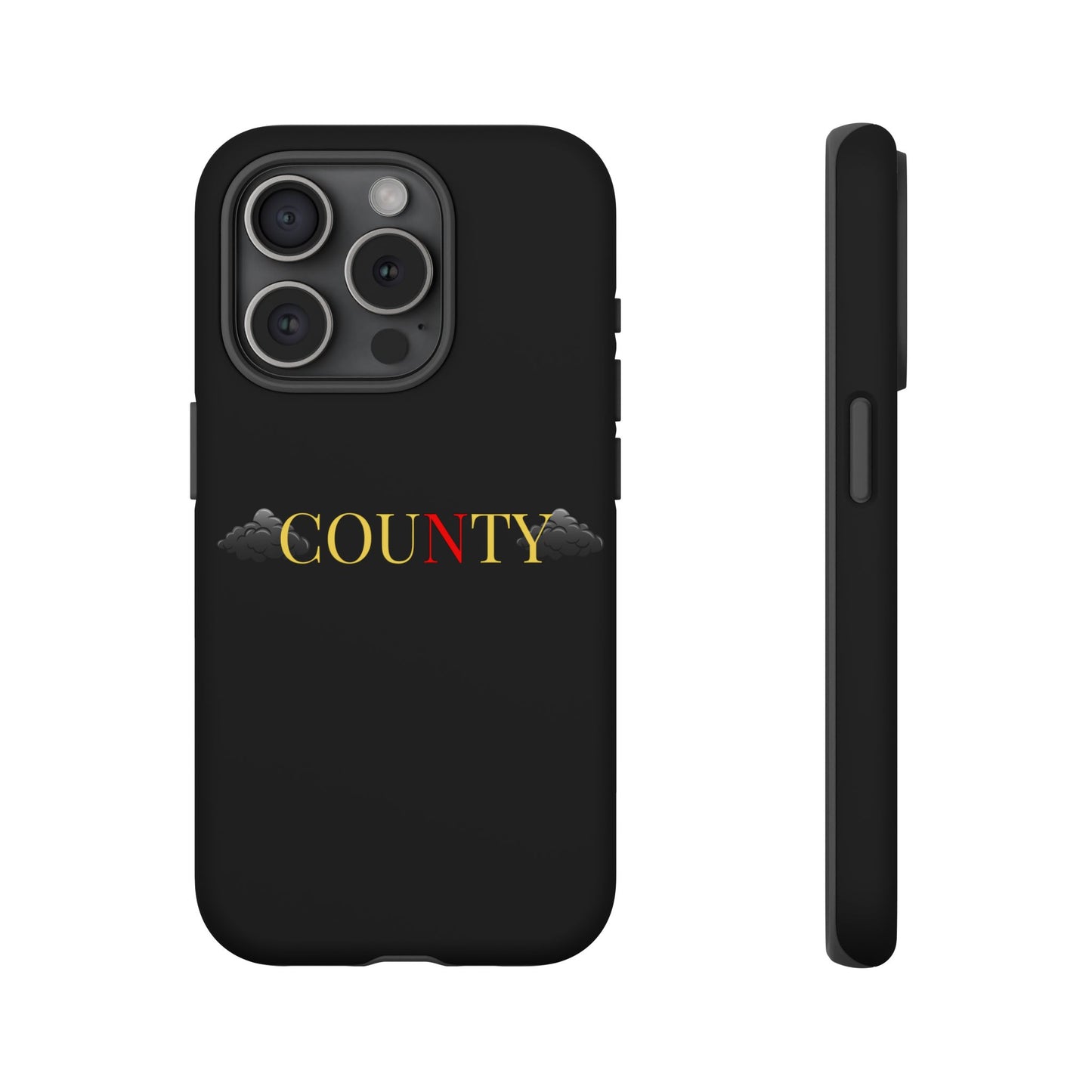 Stylish Phone Case - Tough Cases for County Lovers, Unique Gift for County Fans, Customizable Phone Accessories, Trendy Black Case, [...]