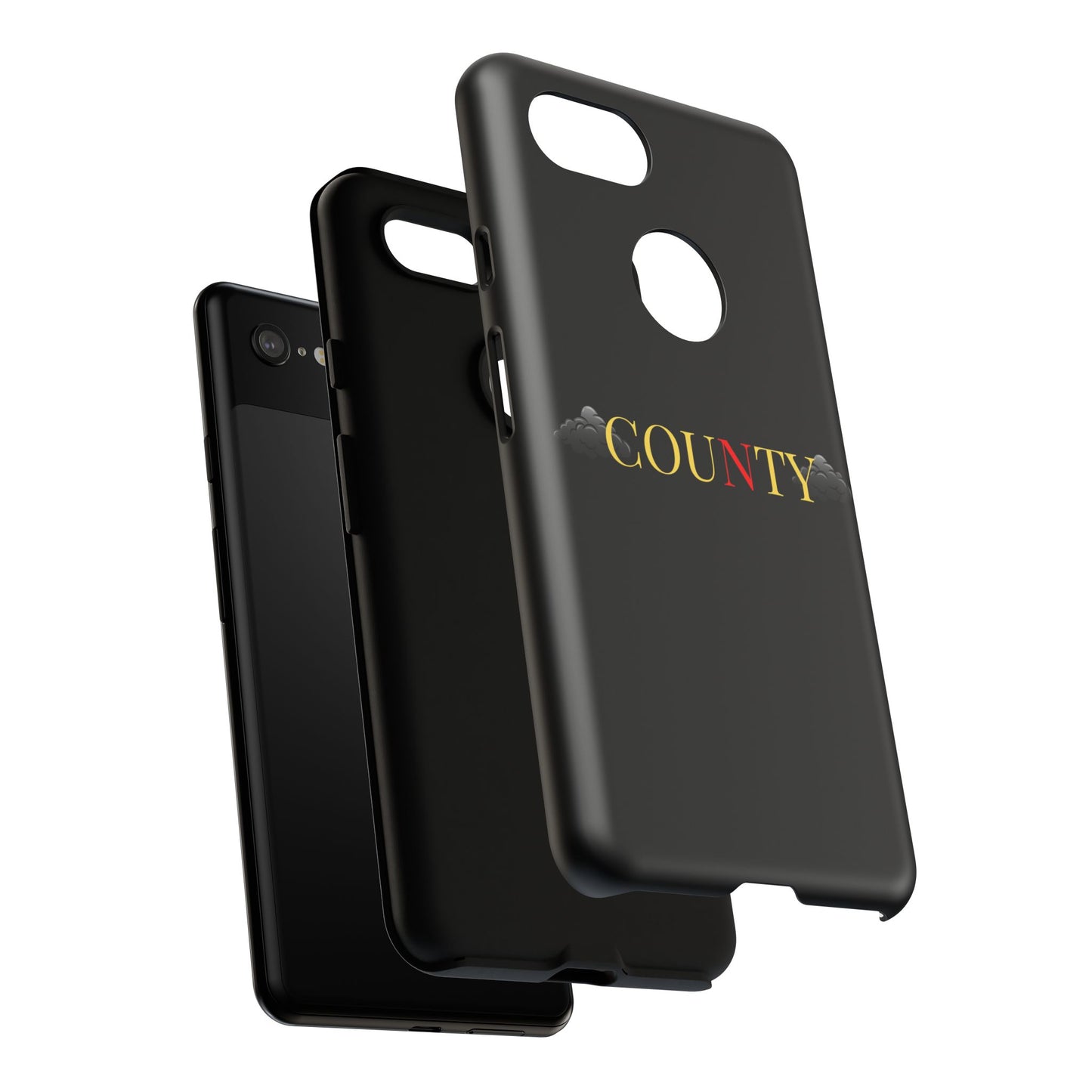 Stylish Phone Case - Tough Cases for County Lovers, Unique Gift for County Fans, Customizable Phone Accessories, Trendy Black Case, [...]