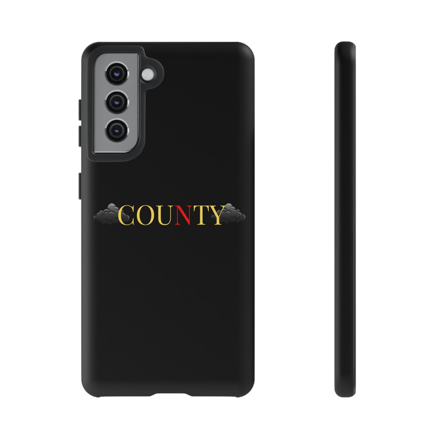Stylish Phone Case - Tough Cases for County Lovers, Unique Gift for County Fans, Customizable Phone Accessories, Trendy Black Case, [...]