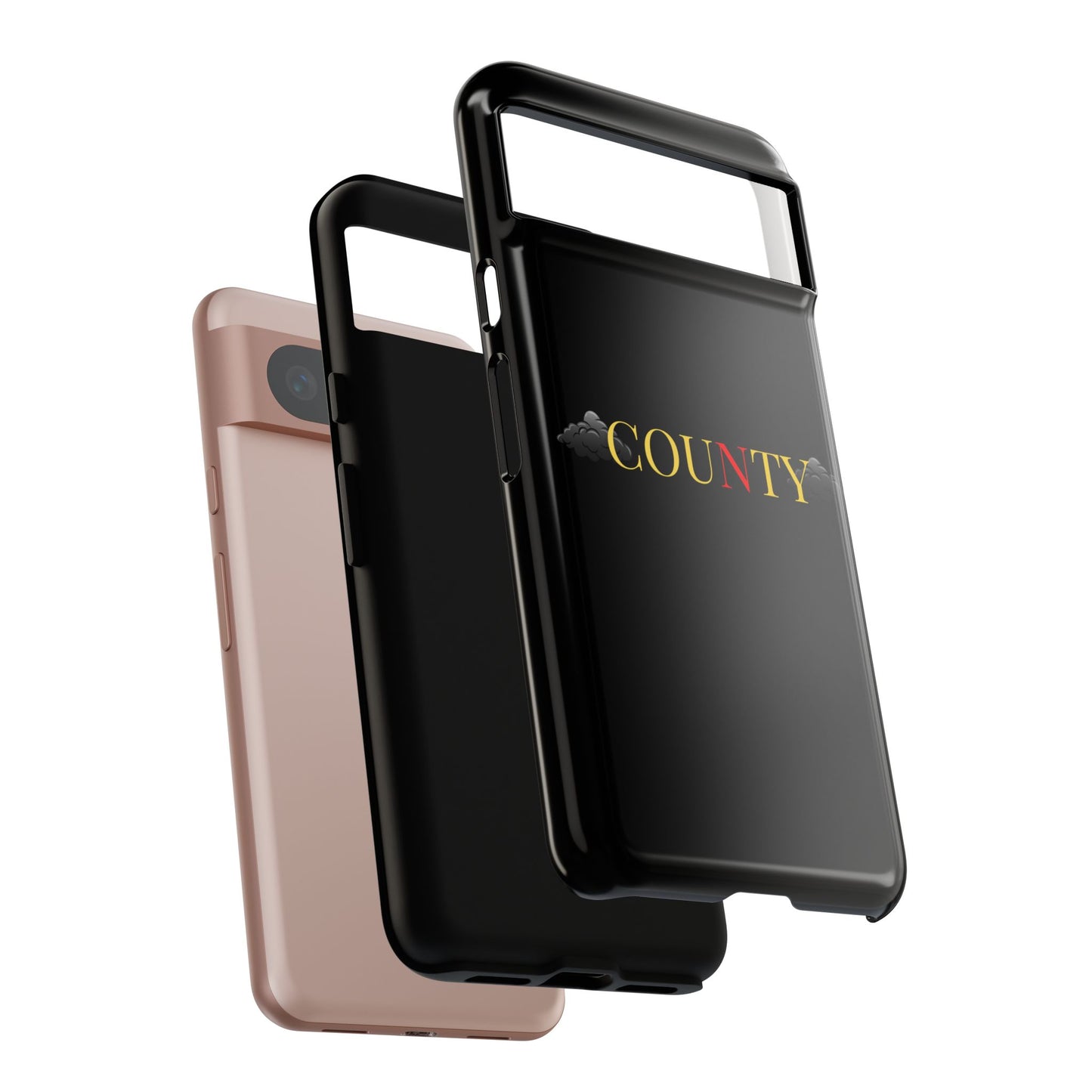 Stylish Phone Case - Tough Cases for County Lovers, Unique Gift for County Fans, Customizable Phone Accessories, Trendy Black Case, [...]