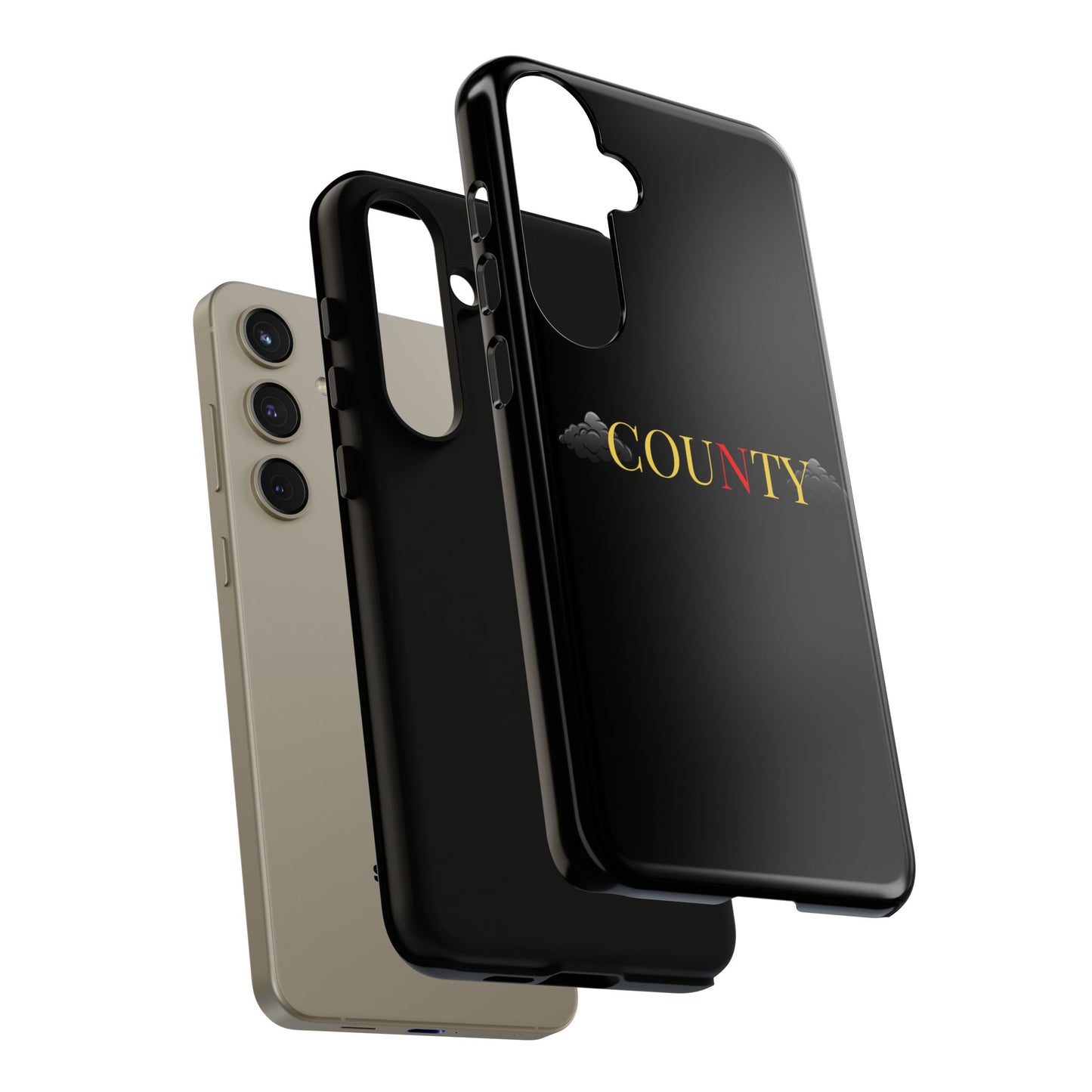 Stylish Phone Case - Tough Cases for County Lovers, Unique Gift for County Fans, Customizable Phone Accessories, Trendy Black Case, [...]