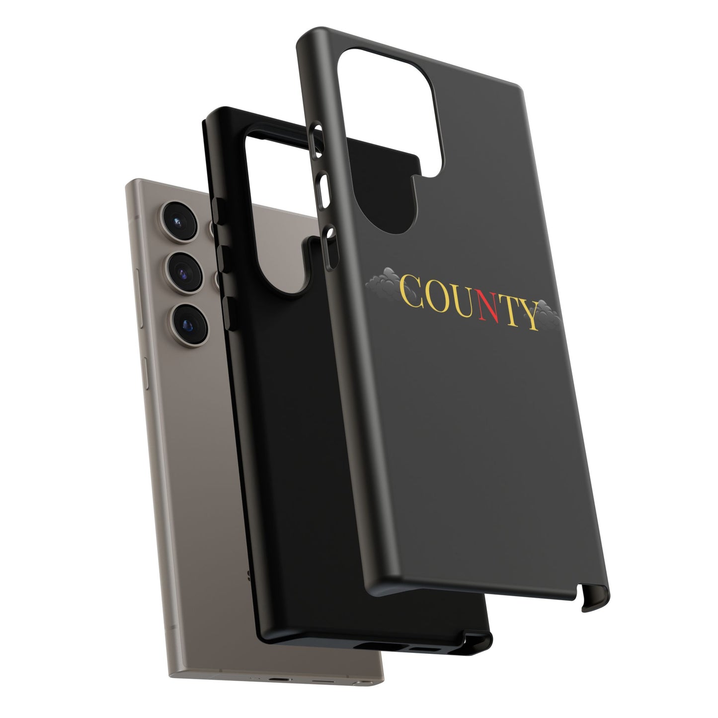 Stylish Phone Case - Tough Cases for County Lovers, Unique Gift for County Fans, Customizable Phone Accessories, Trendy Black Case, [...]