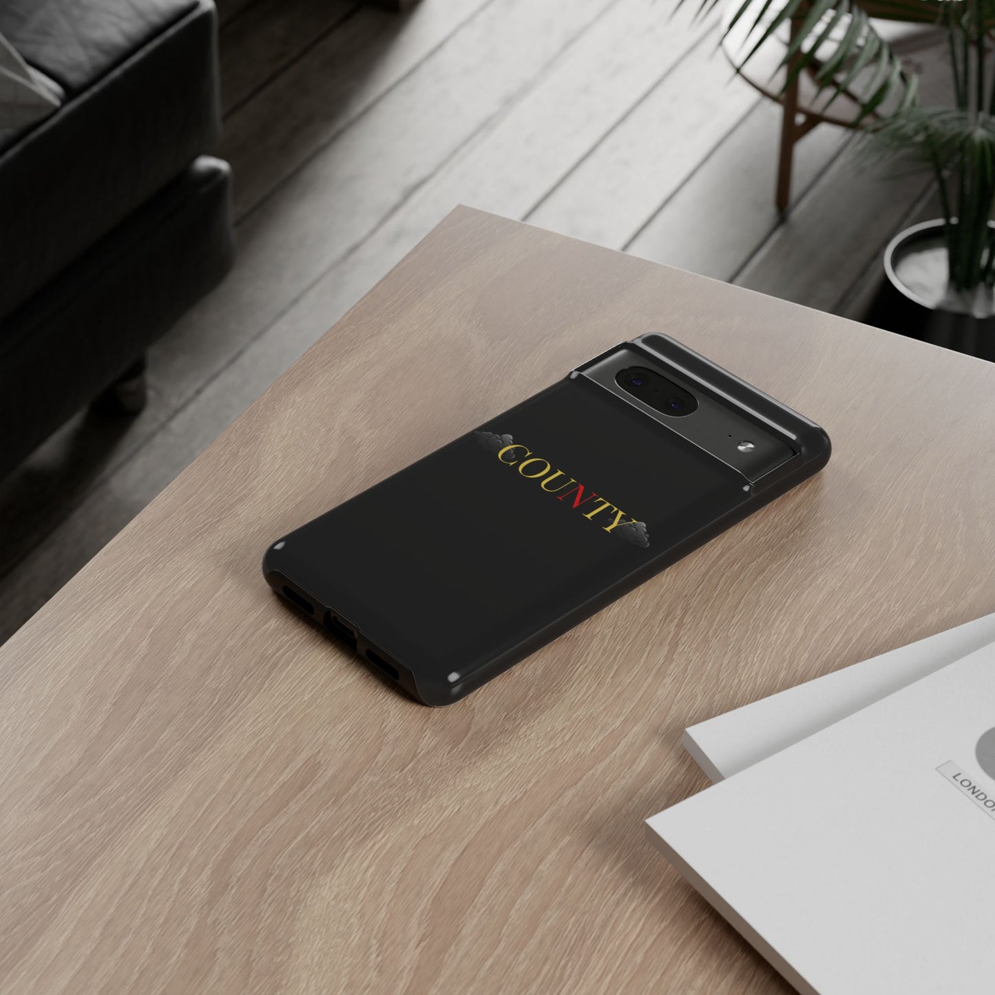 Stylish Phone Case - Tough Cases for County Lovers, Unique Gift for County Fans, Customizable Phone Accessories, Trendy Black Case, [...]