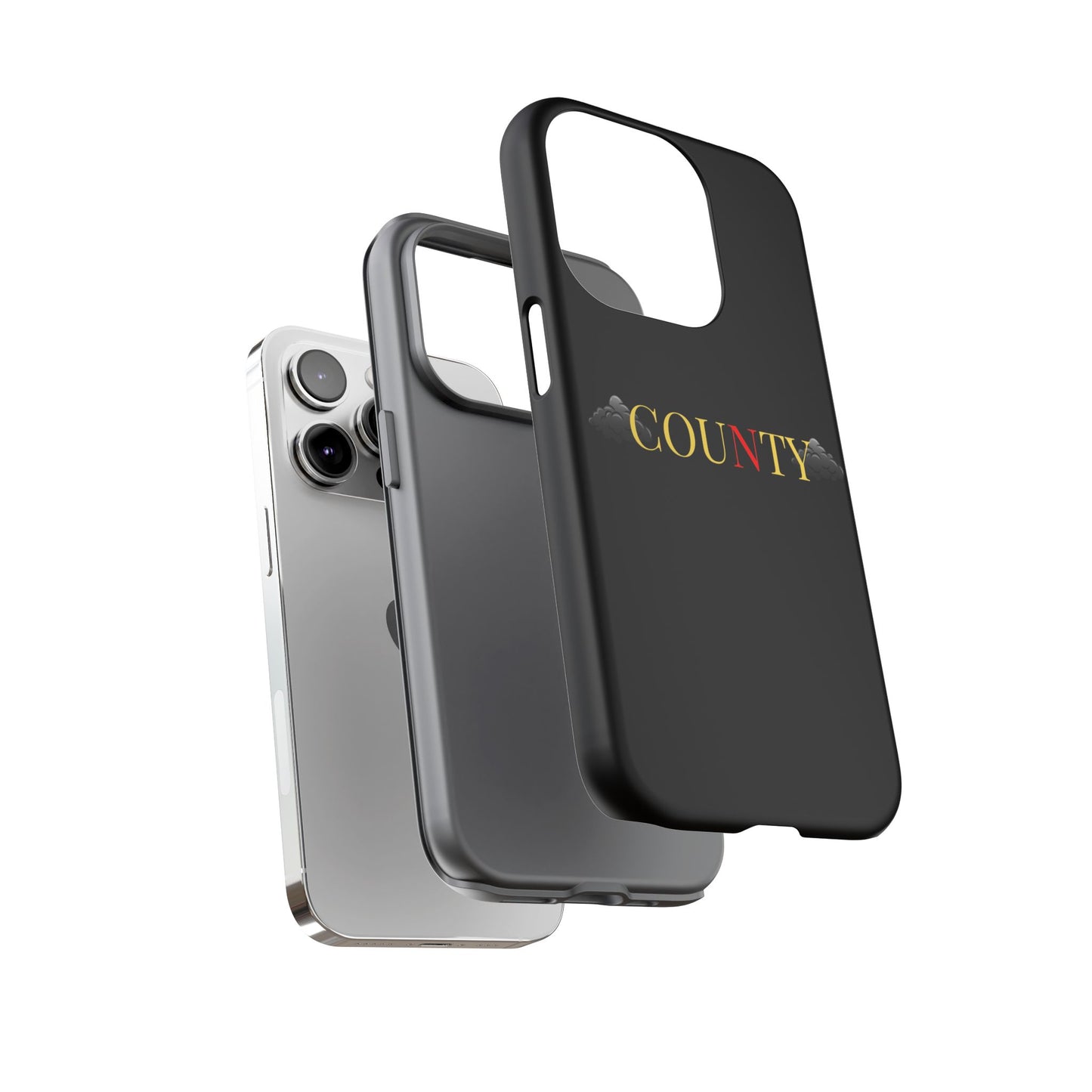 Stylish Phone Case - Tough Cases for County Lovers, Unique Gift for County Fans, Customizable Phone Accessories, Trendy Black Case, [...]