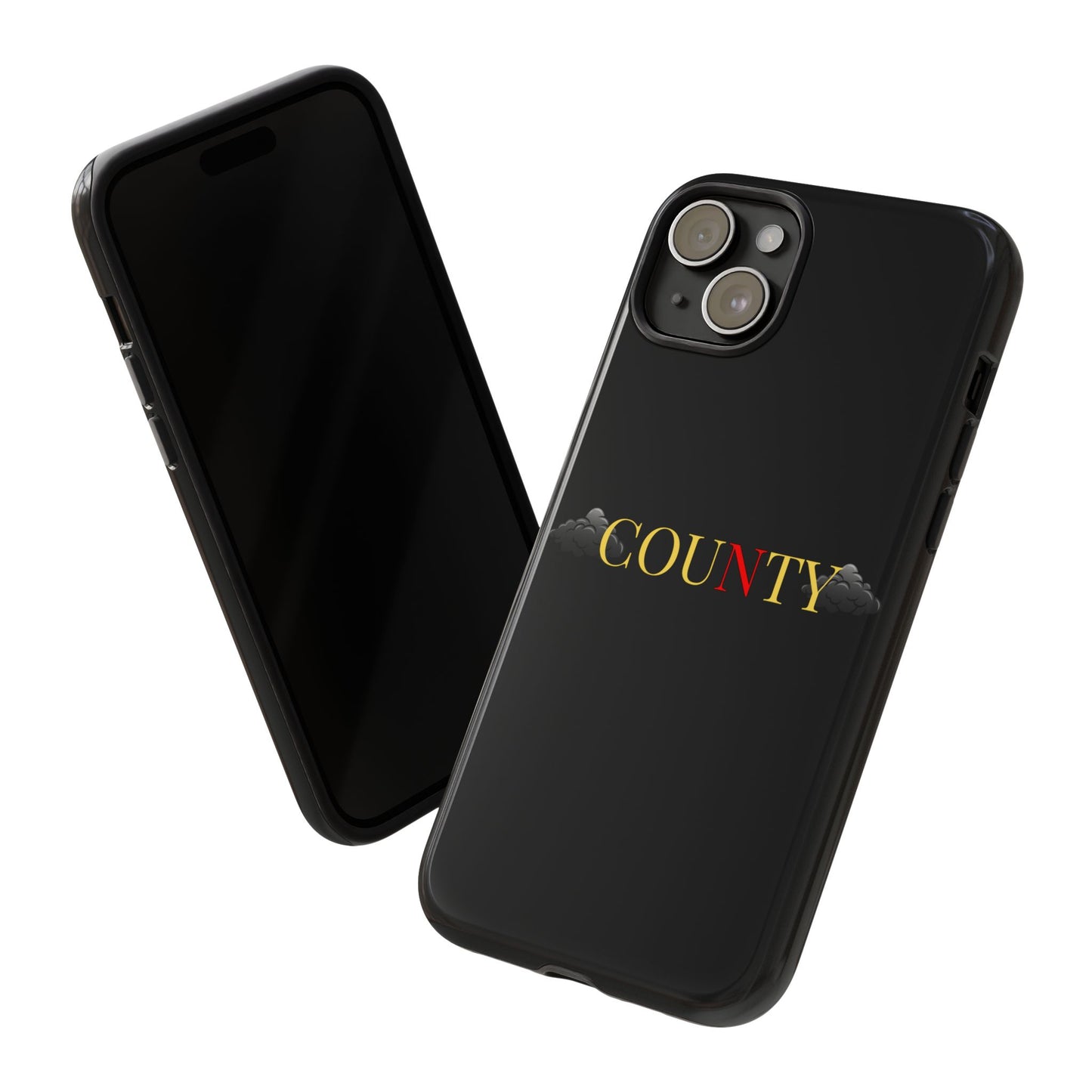 Stylish Phone Case - Tough Cases for County Lovers, Unique Gift for County Fans, Customizable Phone Accessories, Trendy Black Case, [...]