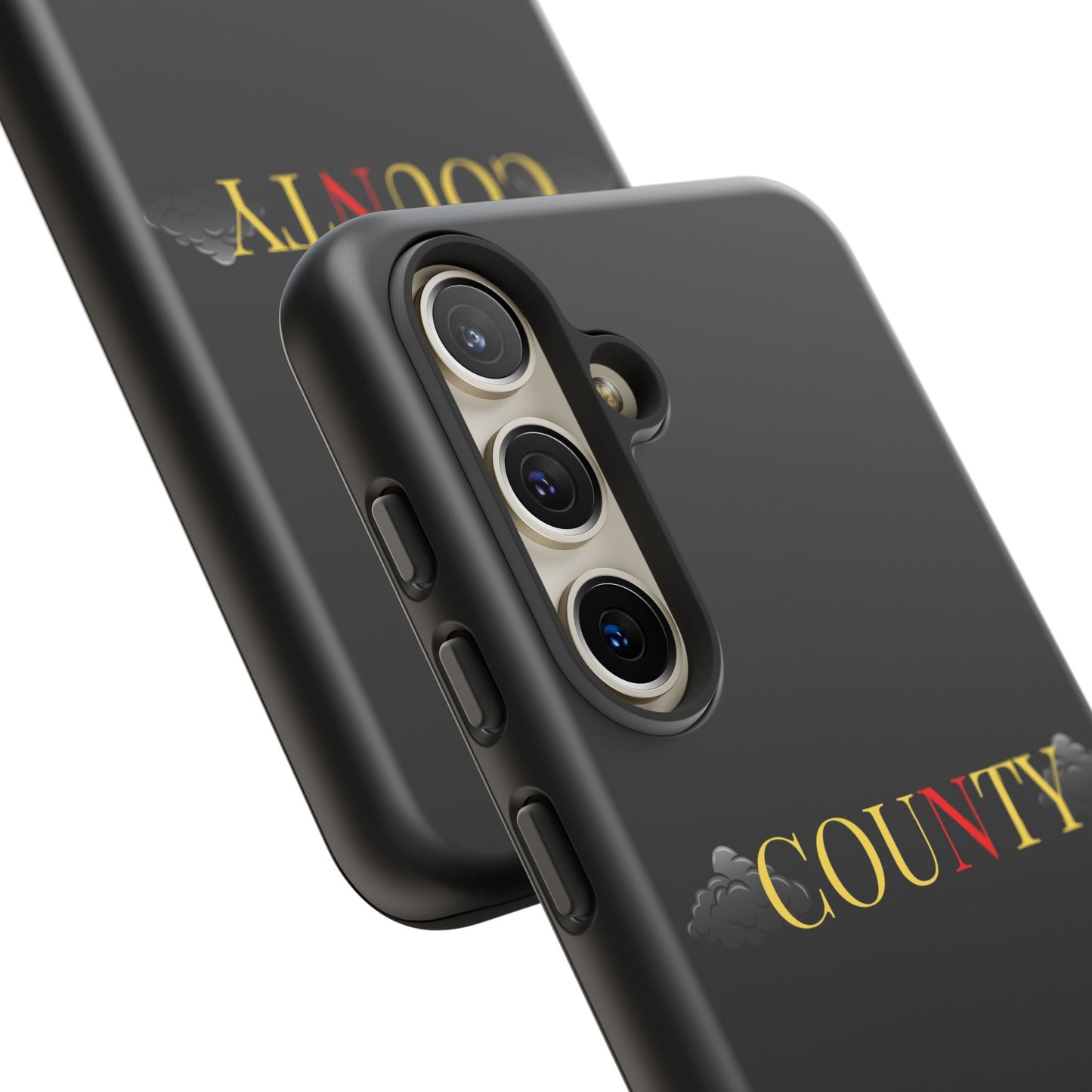 Stylish Phone Case - Tough Cases for County Lovers, Unique Gift for County Fans, Customizable Phone Accessories, Trendy Black Case, [...]
