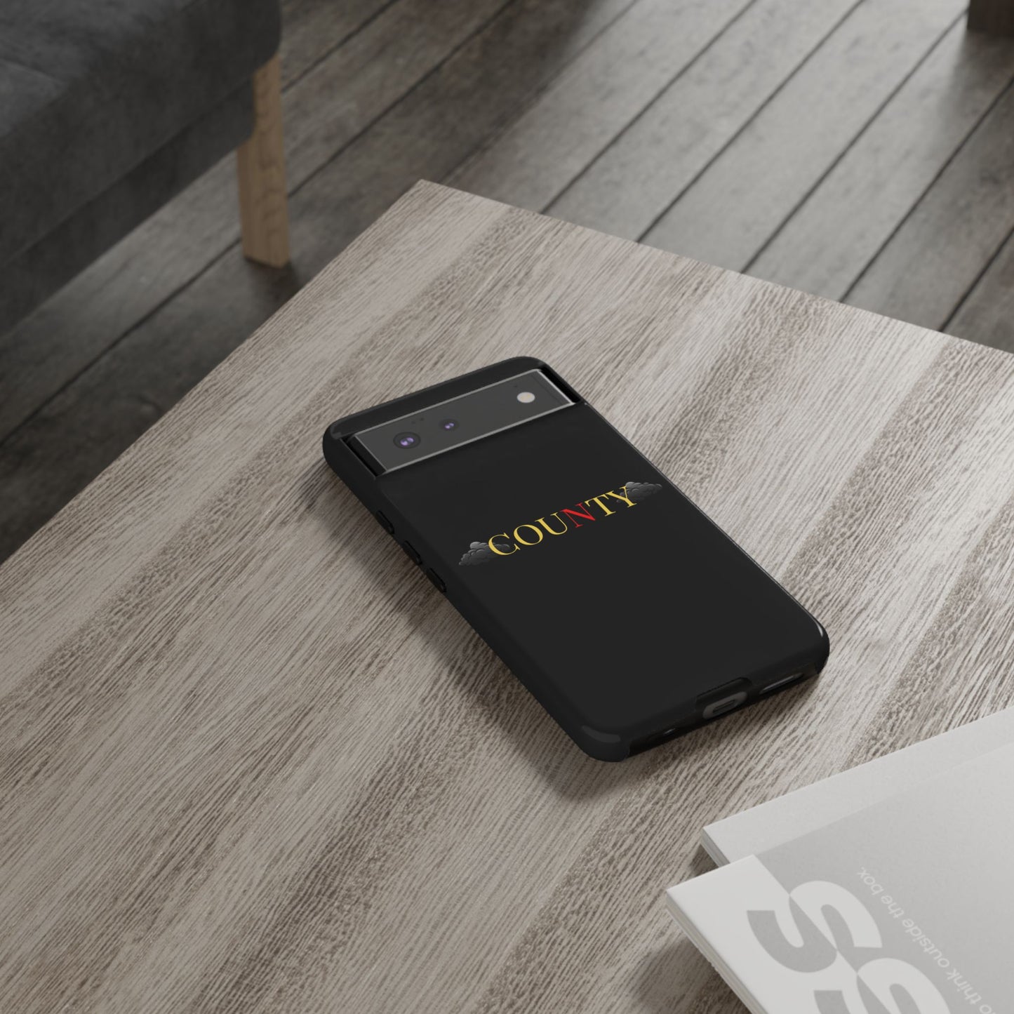 Stylish Phone Case - Tough Cases for County Lovers, Unique Gift for County Fans, Customizable Phone Accessories, Trendy Black Case, [...]