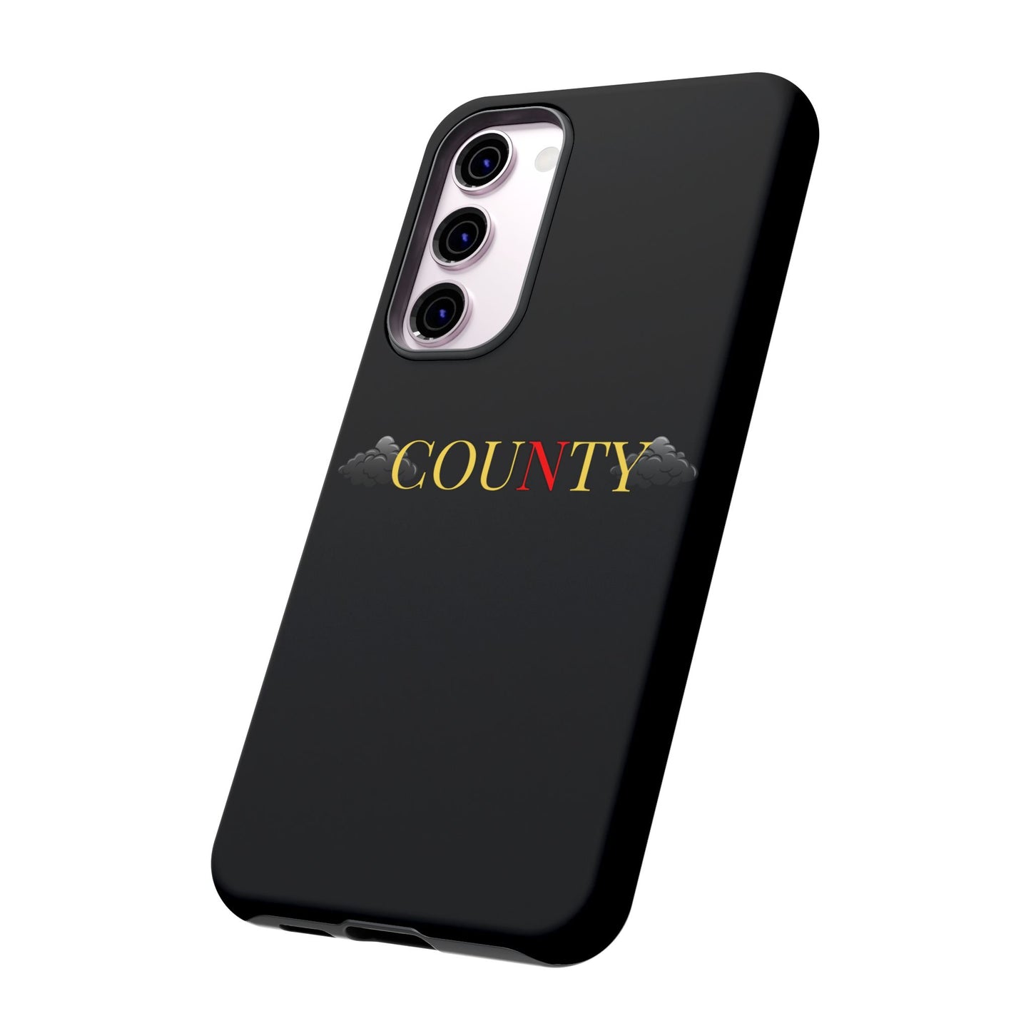 Stylish Phone Case - Tough Cases for County Lovers, Unique Gift for County Fans, Customizable Phone Accessories, Trendy Black Case, [...]