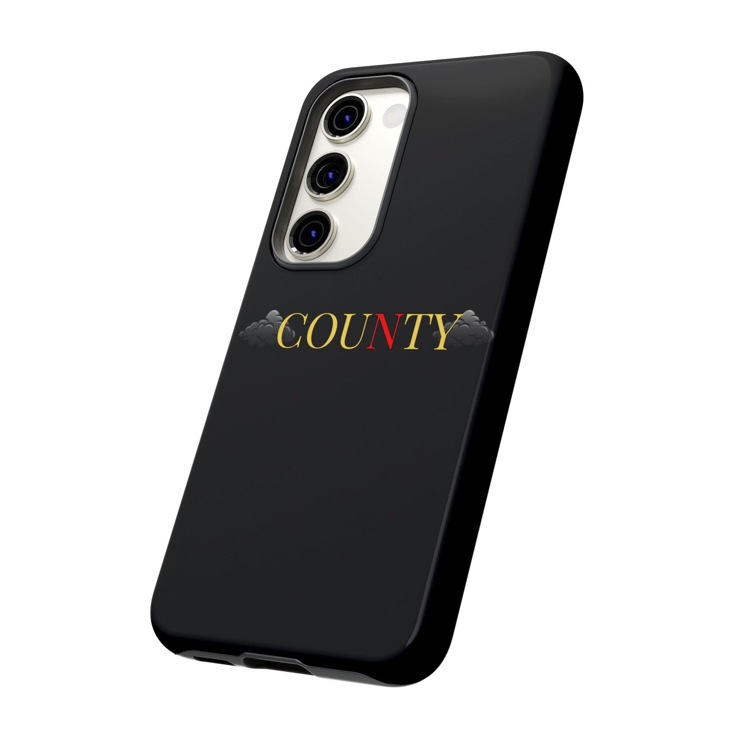 Stylish Phone Case - Tough Cases for County Lovers, Unique Gift for County Fans, Customizable Phone Accessories, Trendy Black Case, [...]