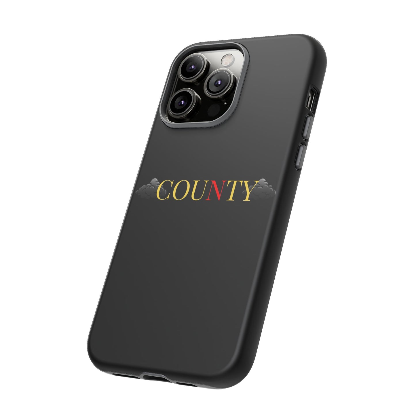 Stylish Phone Case - Tough Cases for County Lovers, Unique Gift for County Fans, Customizable Phone Accessories, Trendy Black Case, [...]