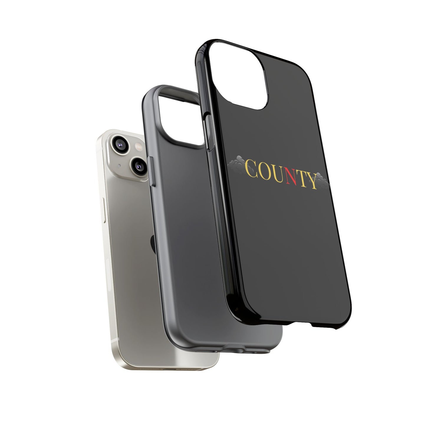 Stylish Phone Case - Tough Cases for County Lovers, Unique Gift for County Fans, Customizable Phone Accessories, Trendy Black Case, [...]