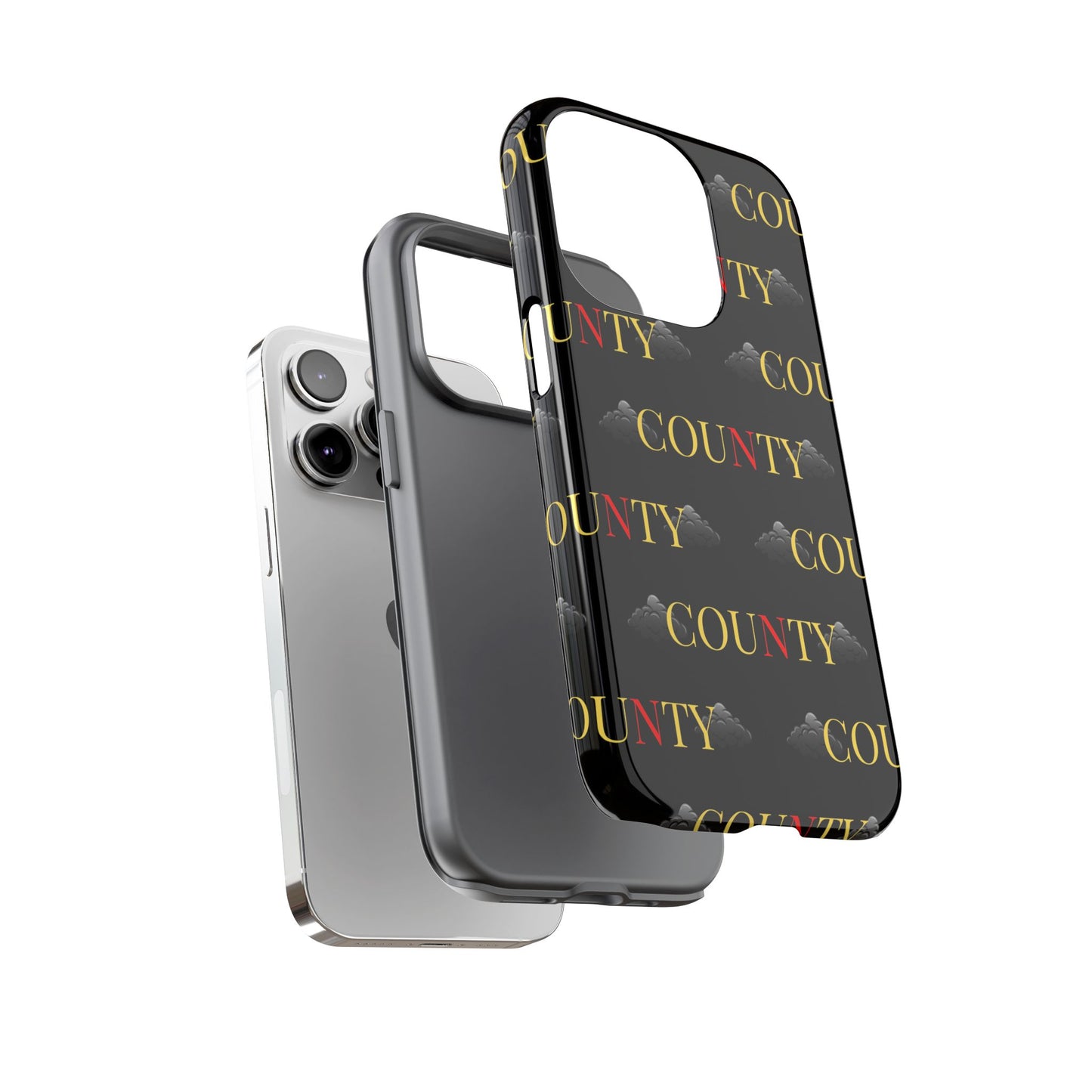 Tough Cases Phone Case, Trendy Smartphone Cover, Customizable Gift, Unique County Design, Stylish Tech Accessory